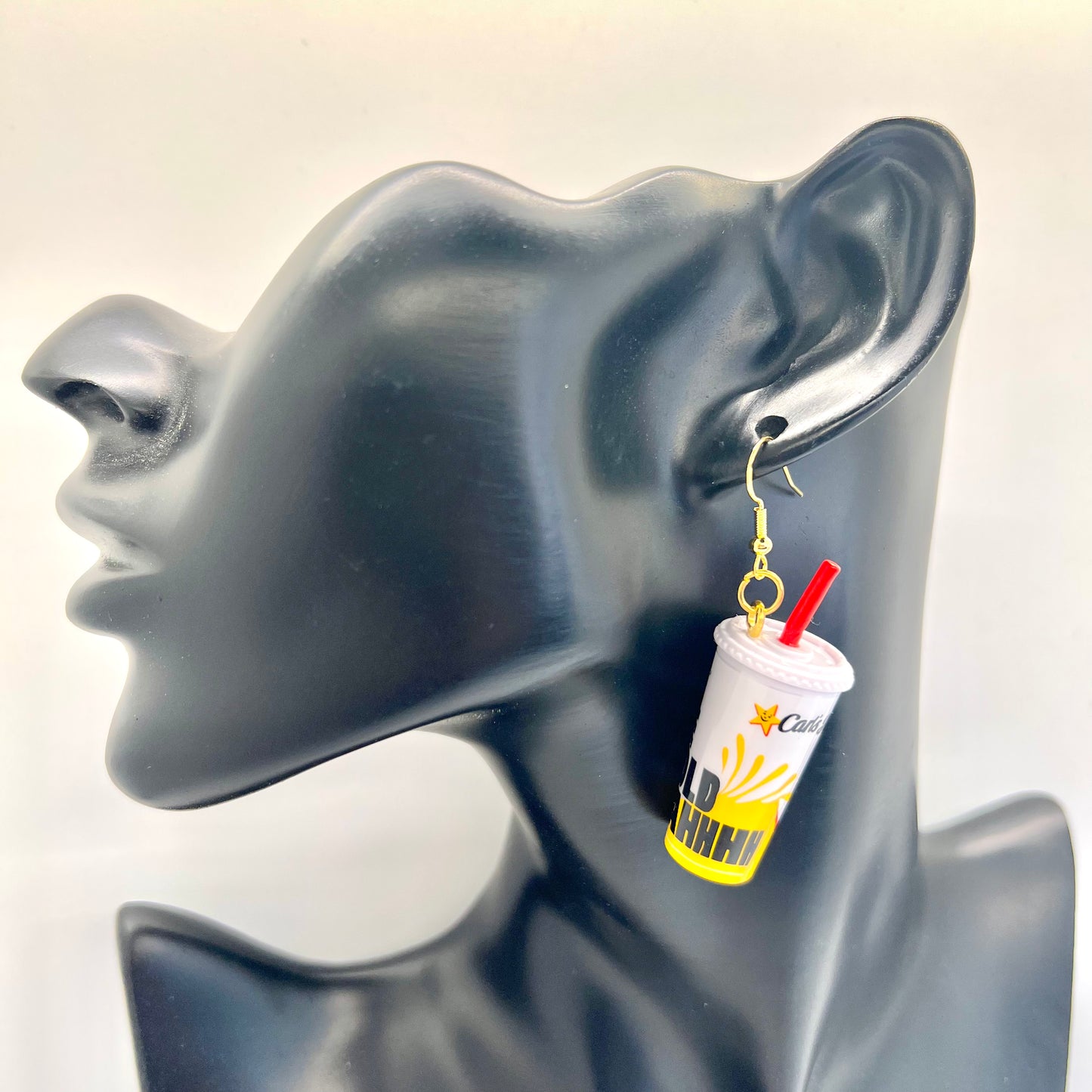 Carls Jr Drink Earrings