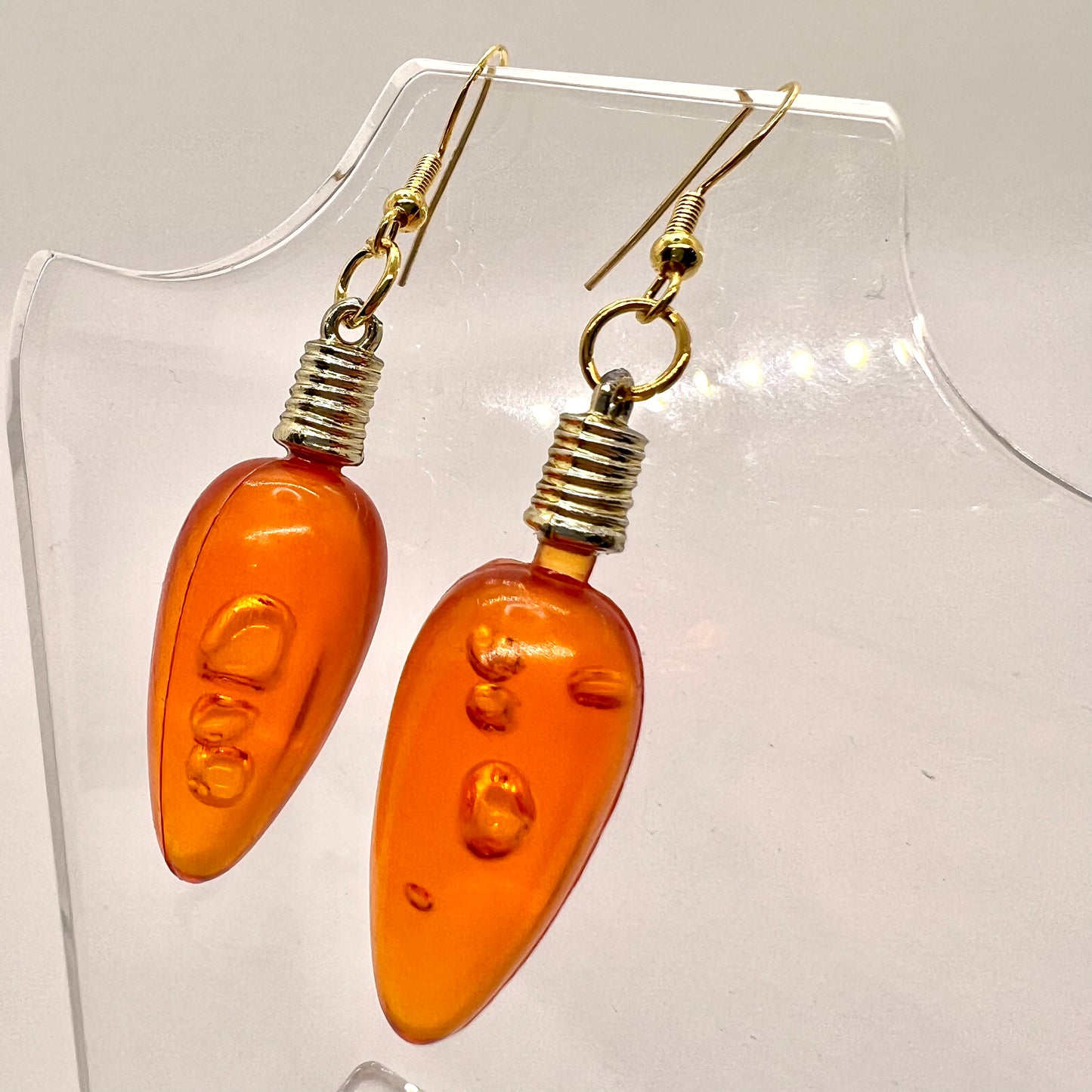 Christmas Light Bulb Earrings