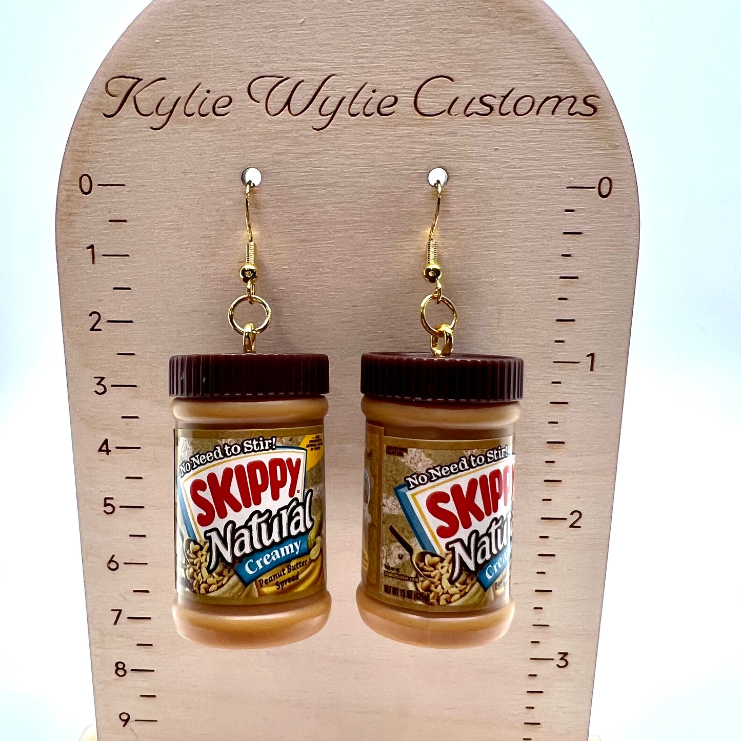 Skippy Peanut Butter Earrings