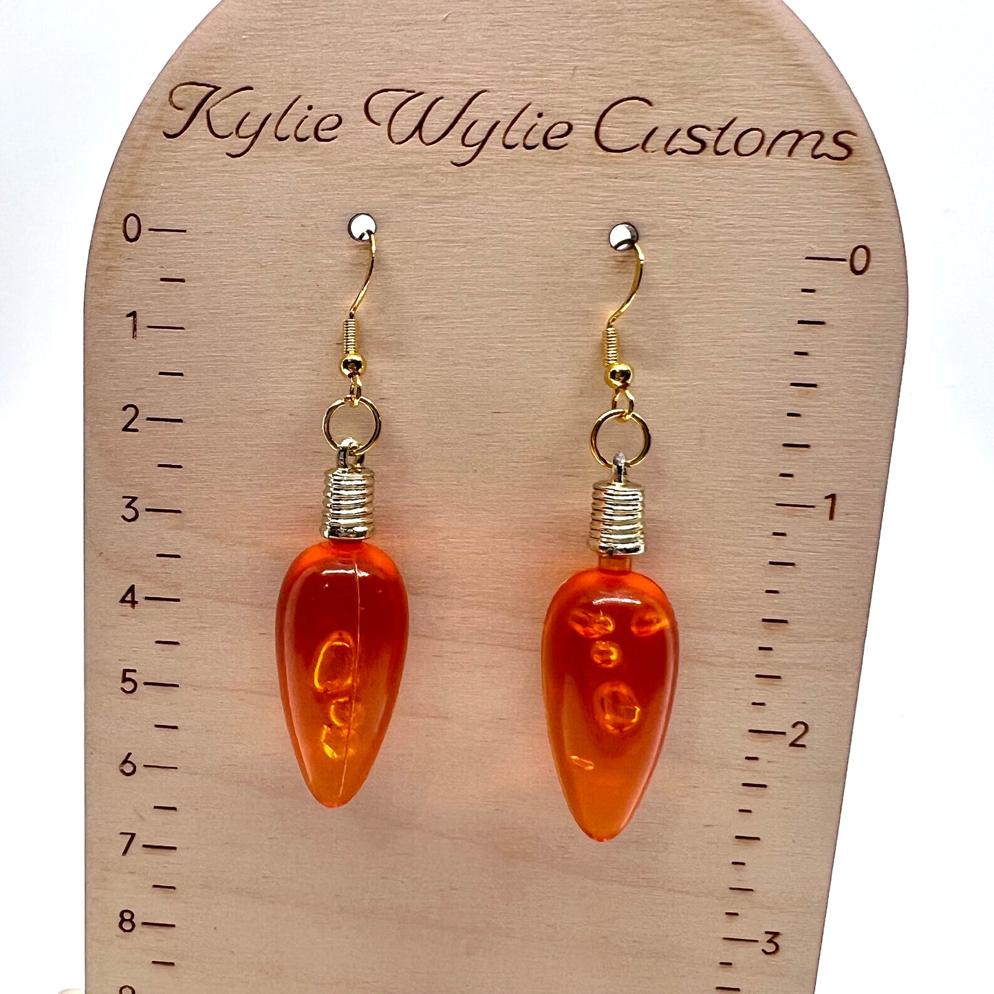 Christmas Light Bulb Earrings