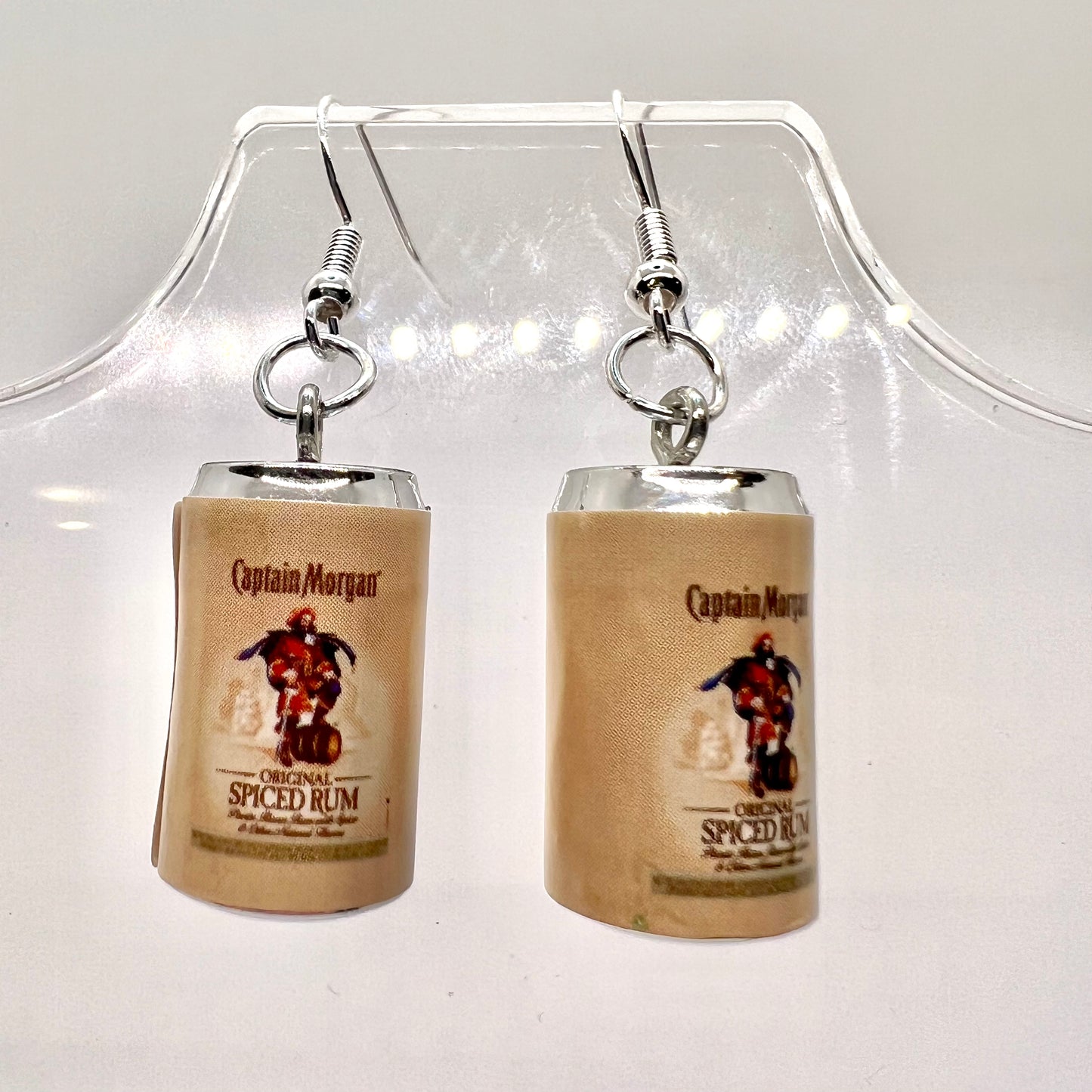 Captain Spiced Rum Can Earrings