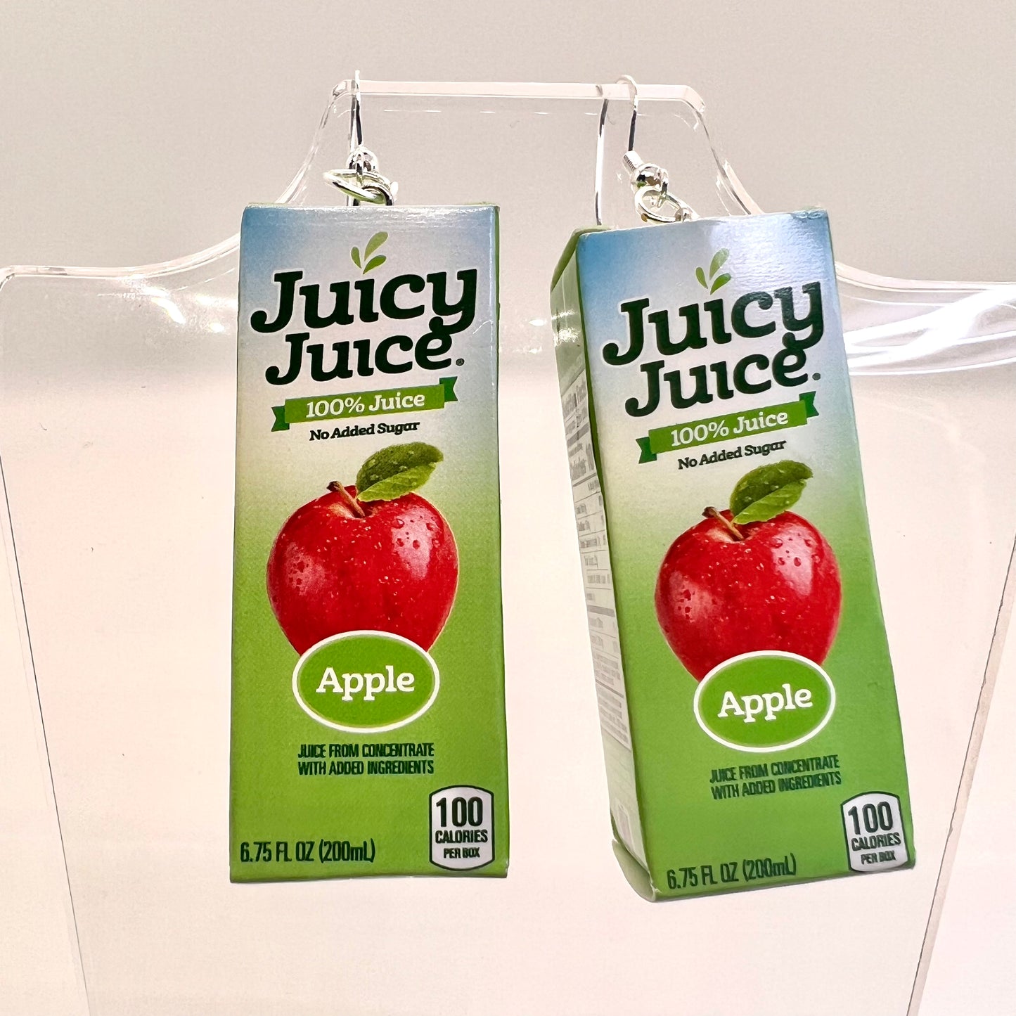 Juicy Juice Box Earrings