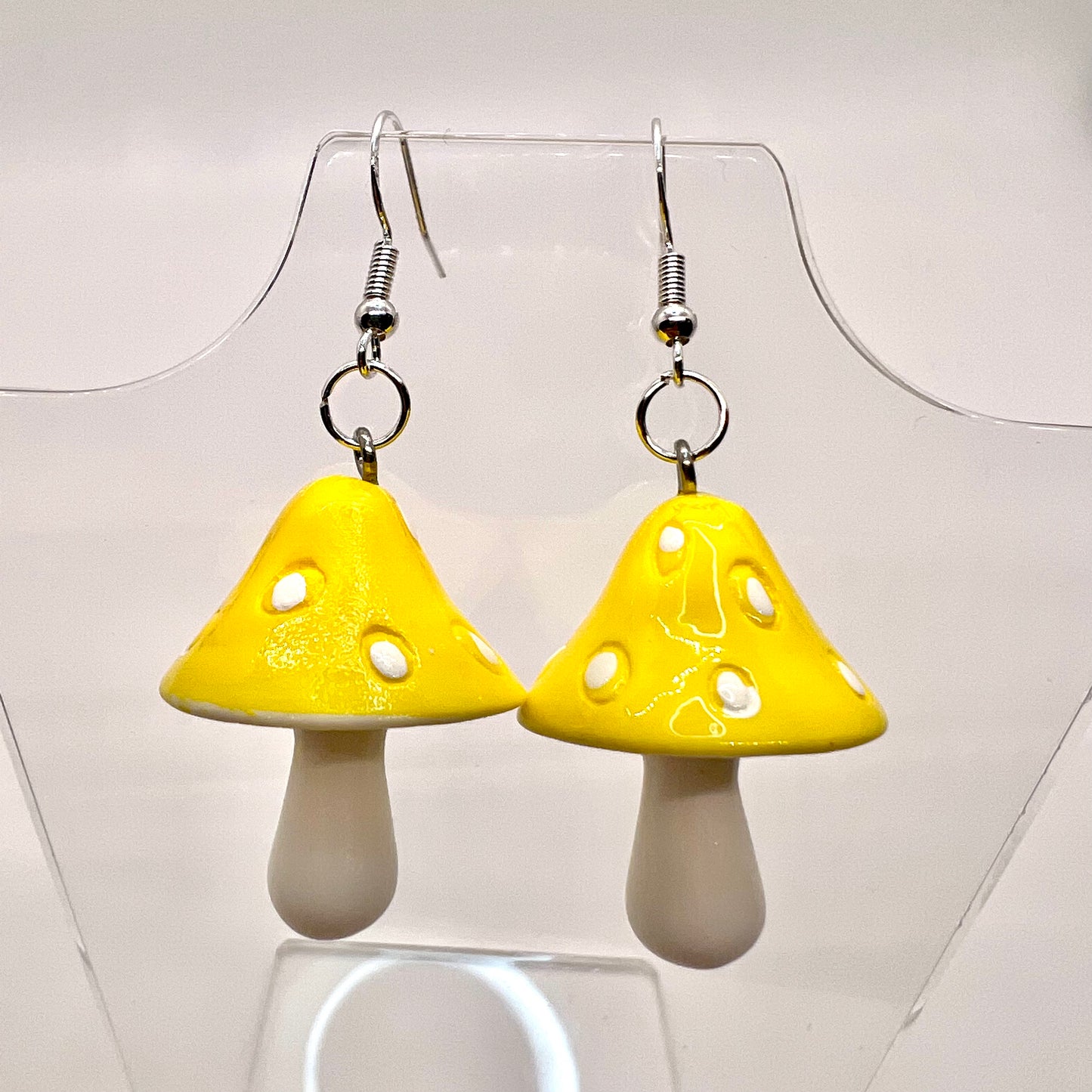 Large Mushroom Earrings