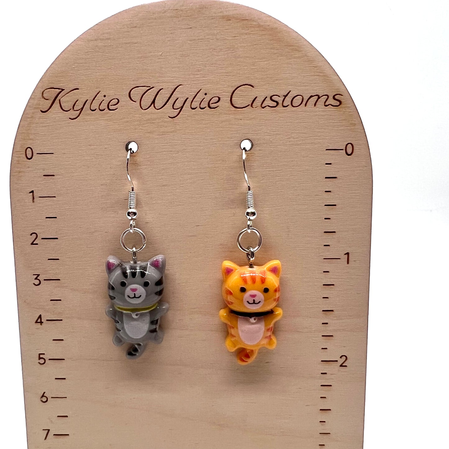 Tabby Cat Earrings