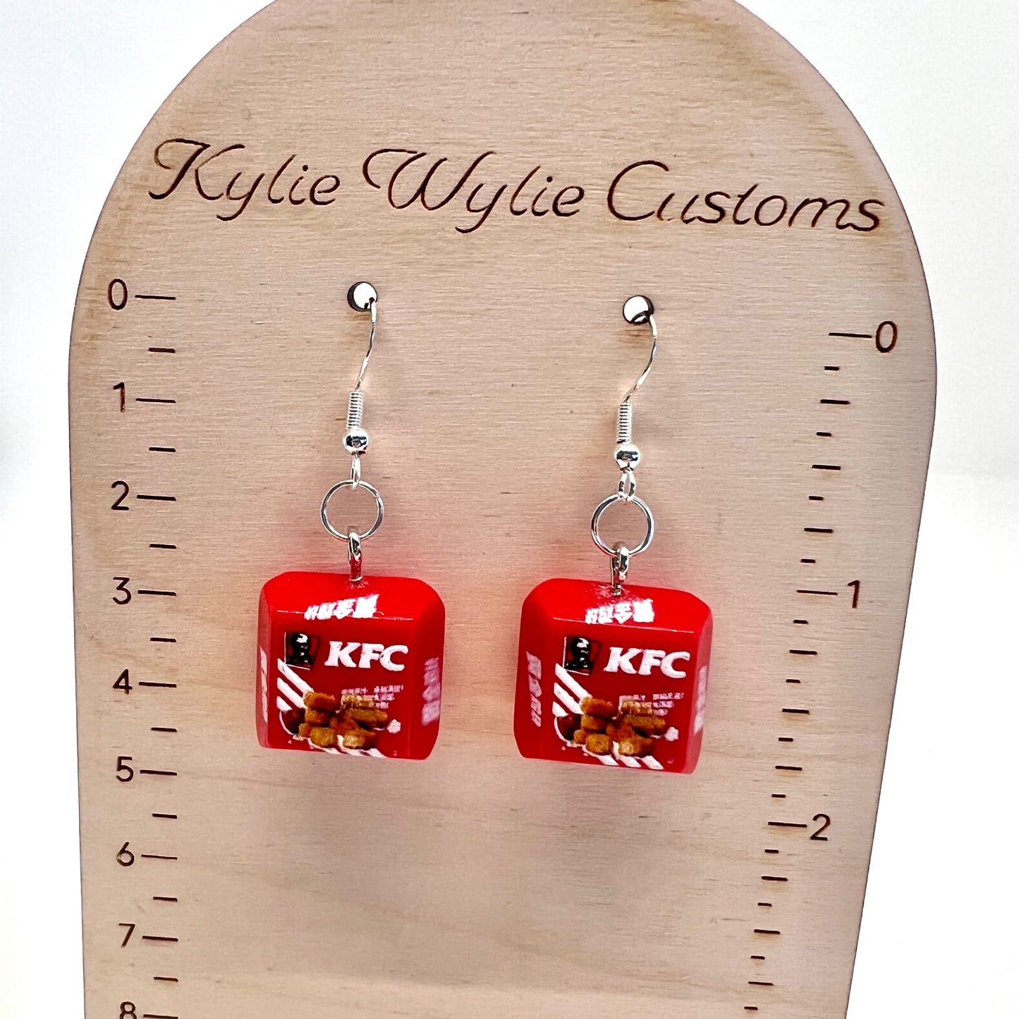 KFC Chicken Nugget Box Earrings