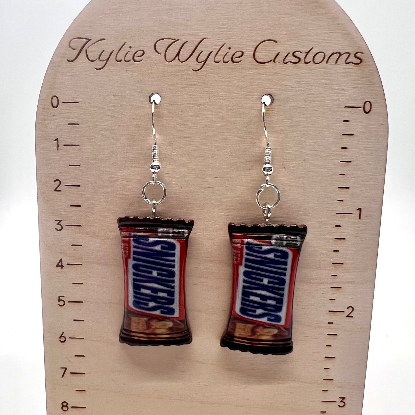 Snickers Candy Bar Earrings
