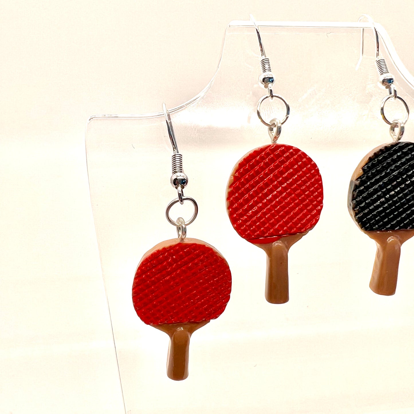 Ping Pong Paddle Earrings