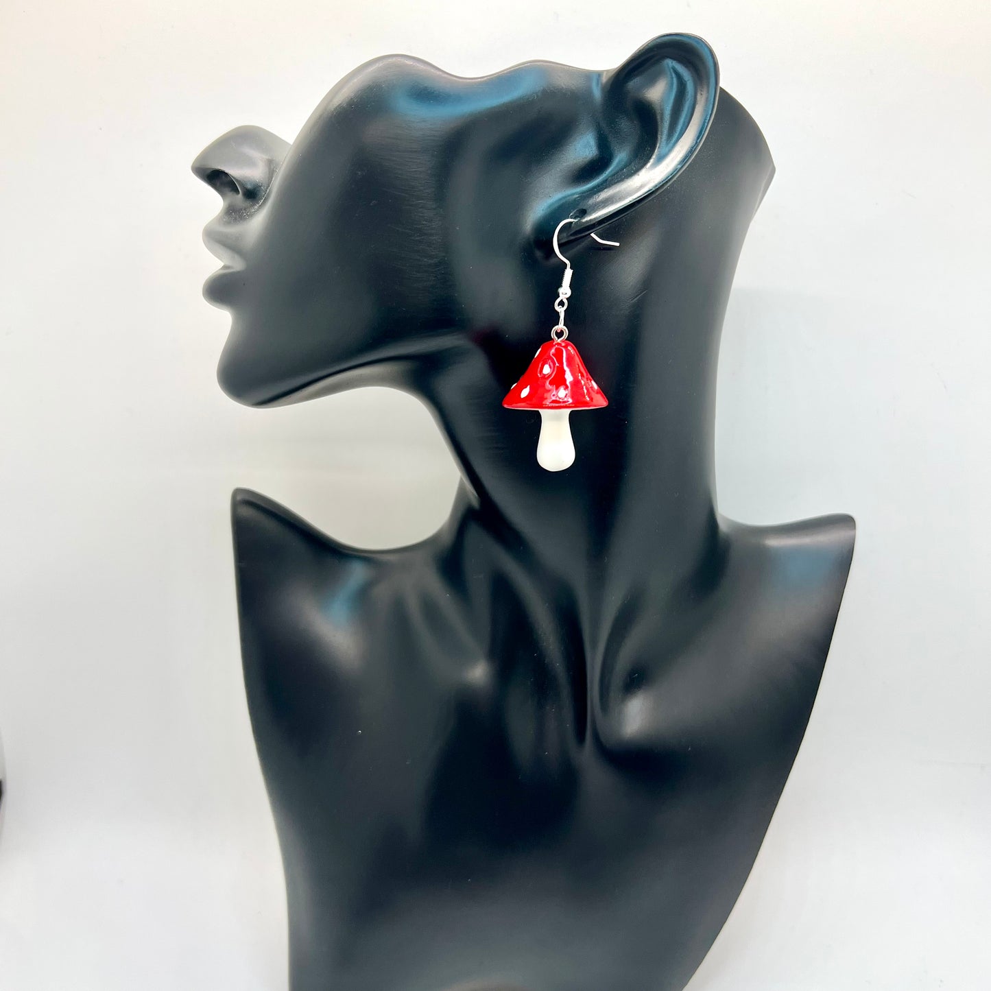 Large Mushroom Earrings