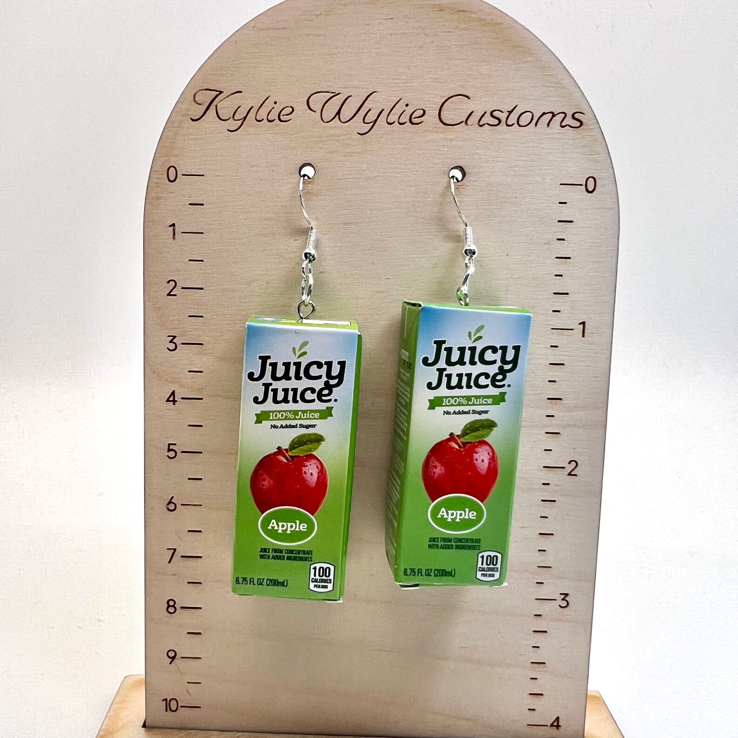 Juicy Juice Box Earrings