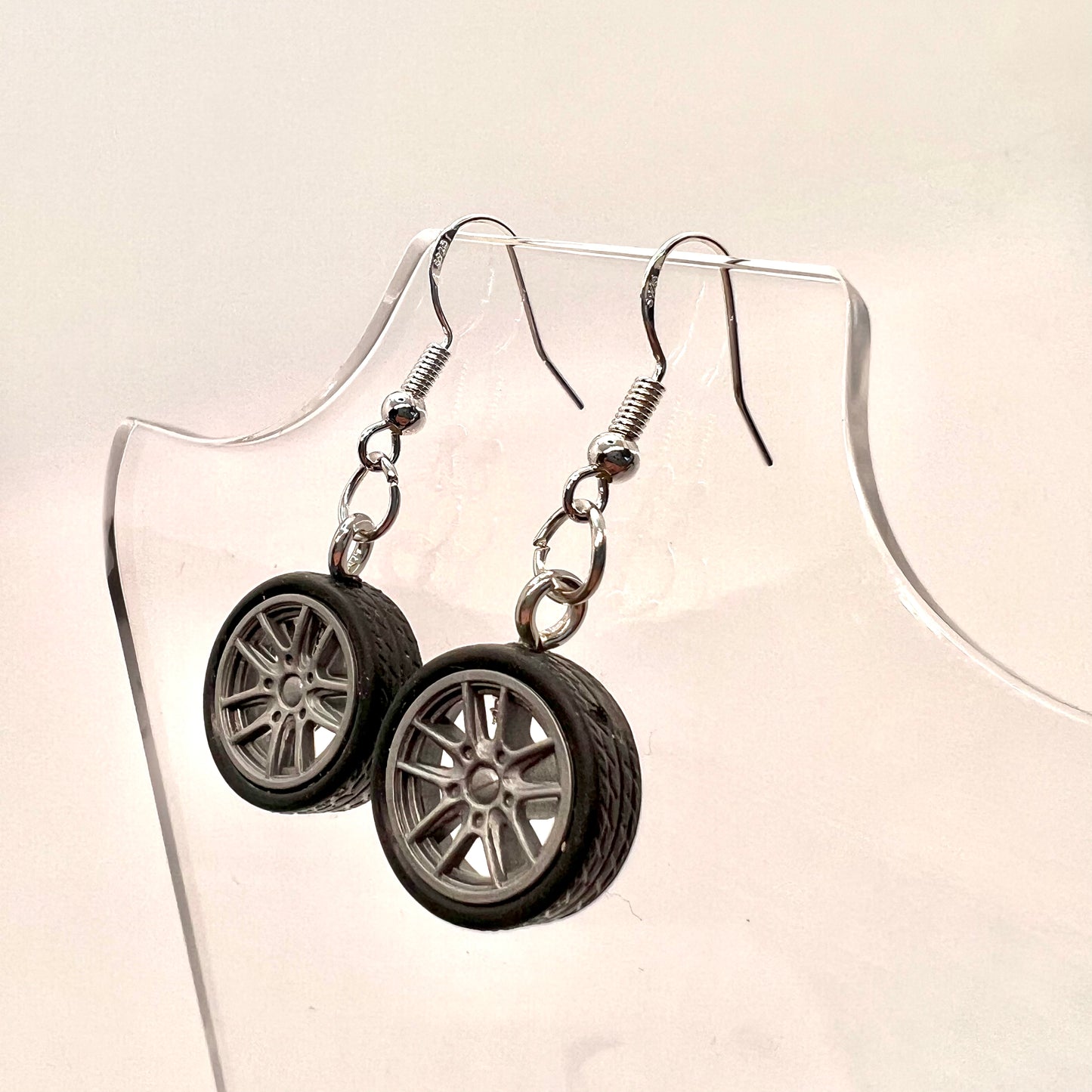 Car Wheel Earrings