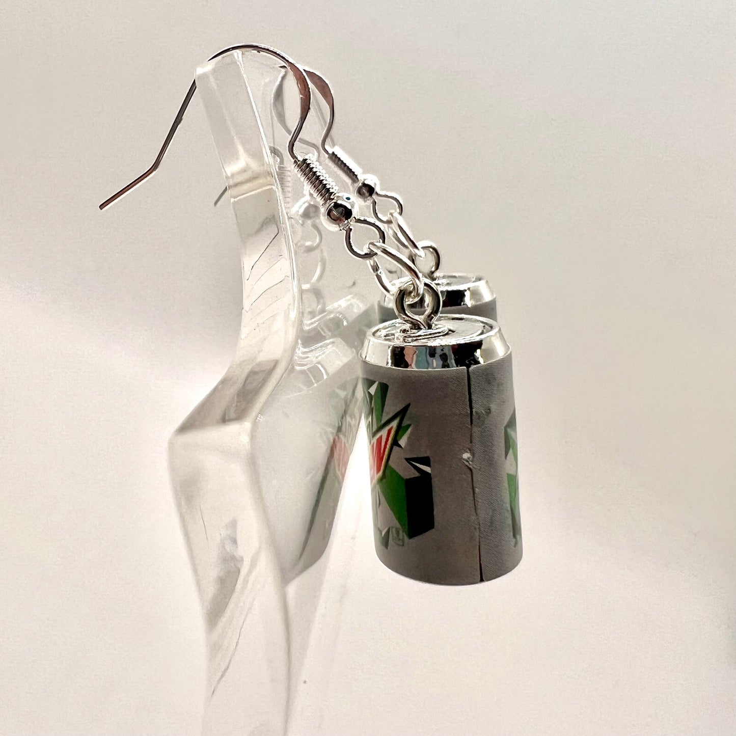 Diet Mt Dew Soda Can Earrings