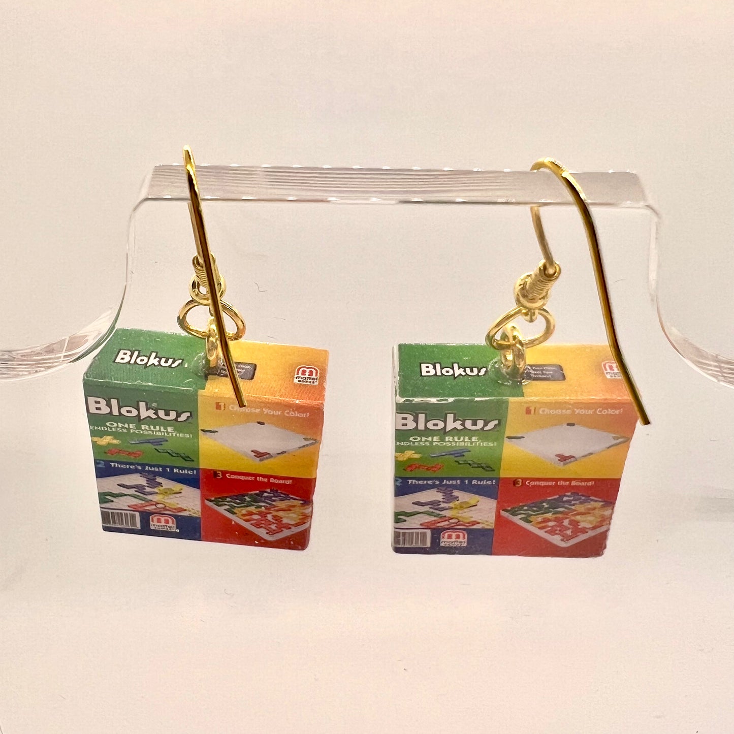 Blokus Games Earrings