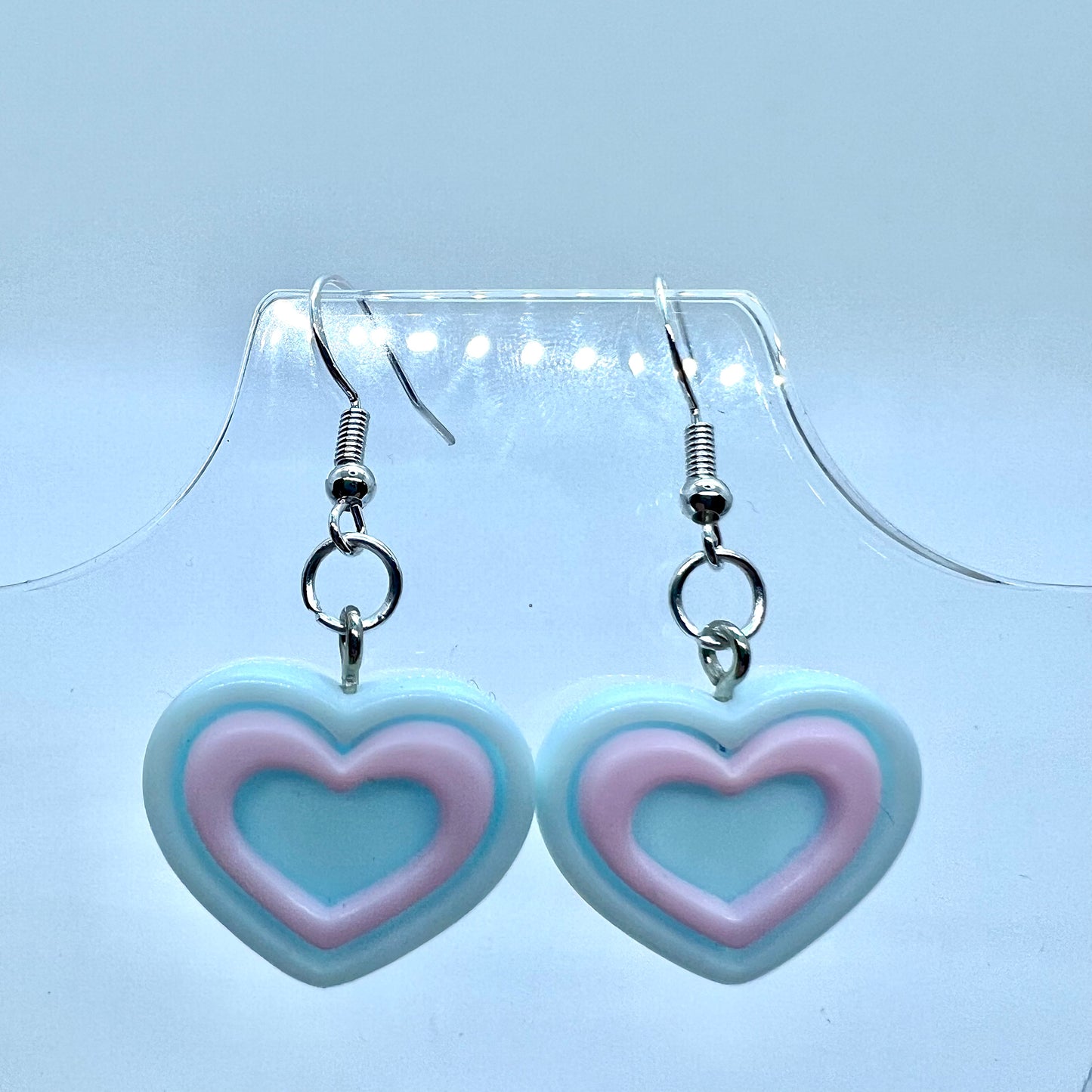 Pastel Heart Earrings
