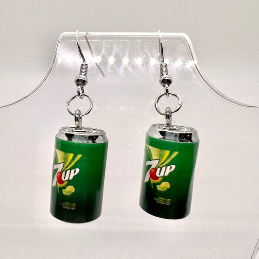 7Up Can Earrings