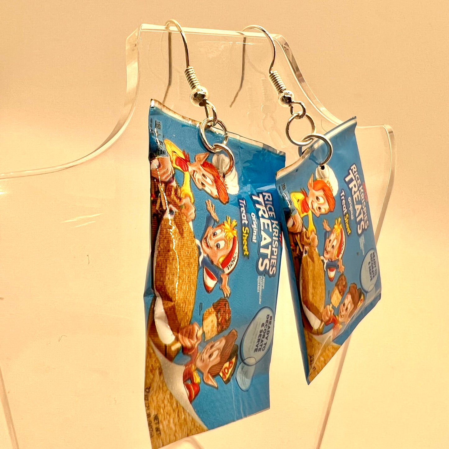 Rice Crispy Treat Earrings