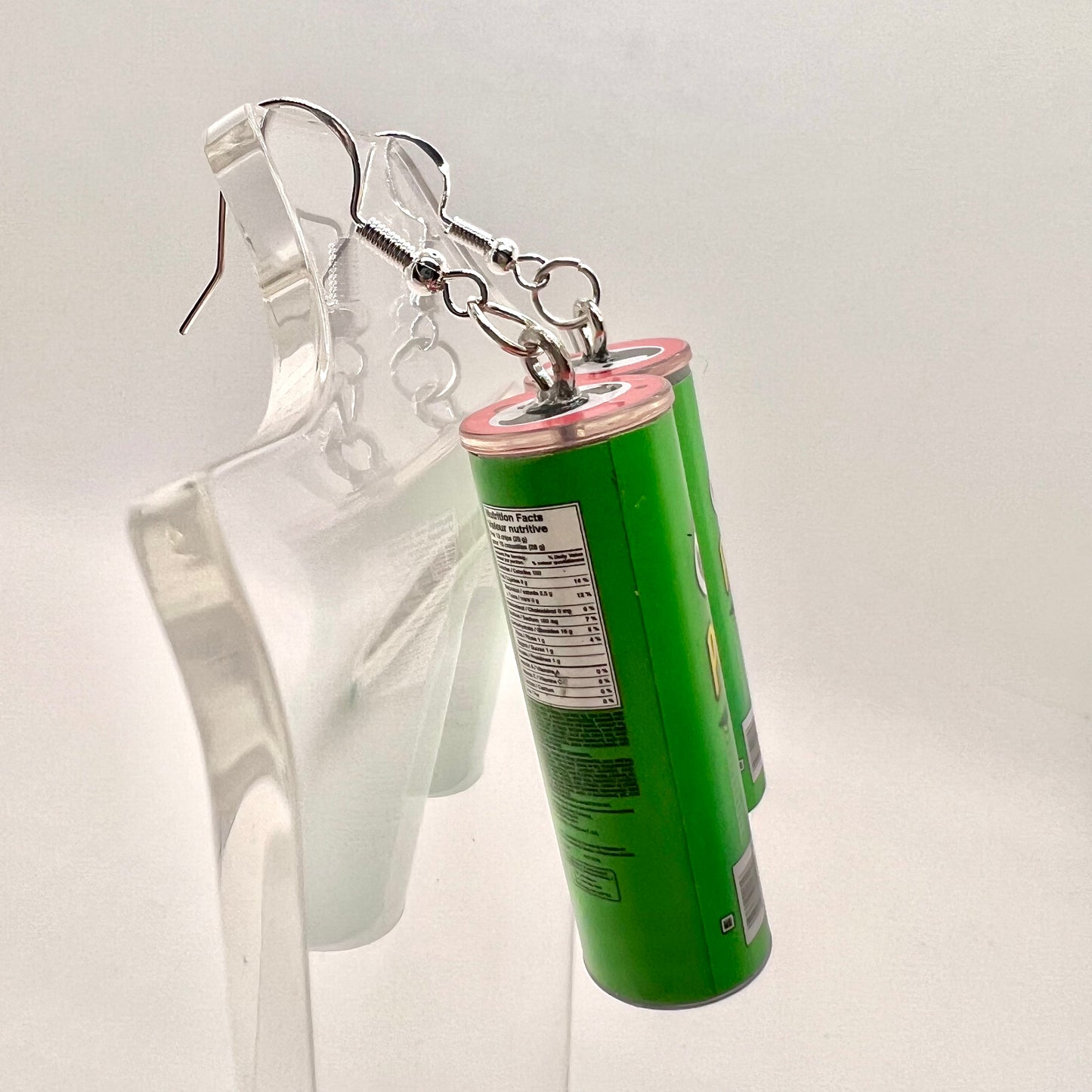 Pringles Can Earrings
