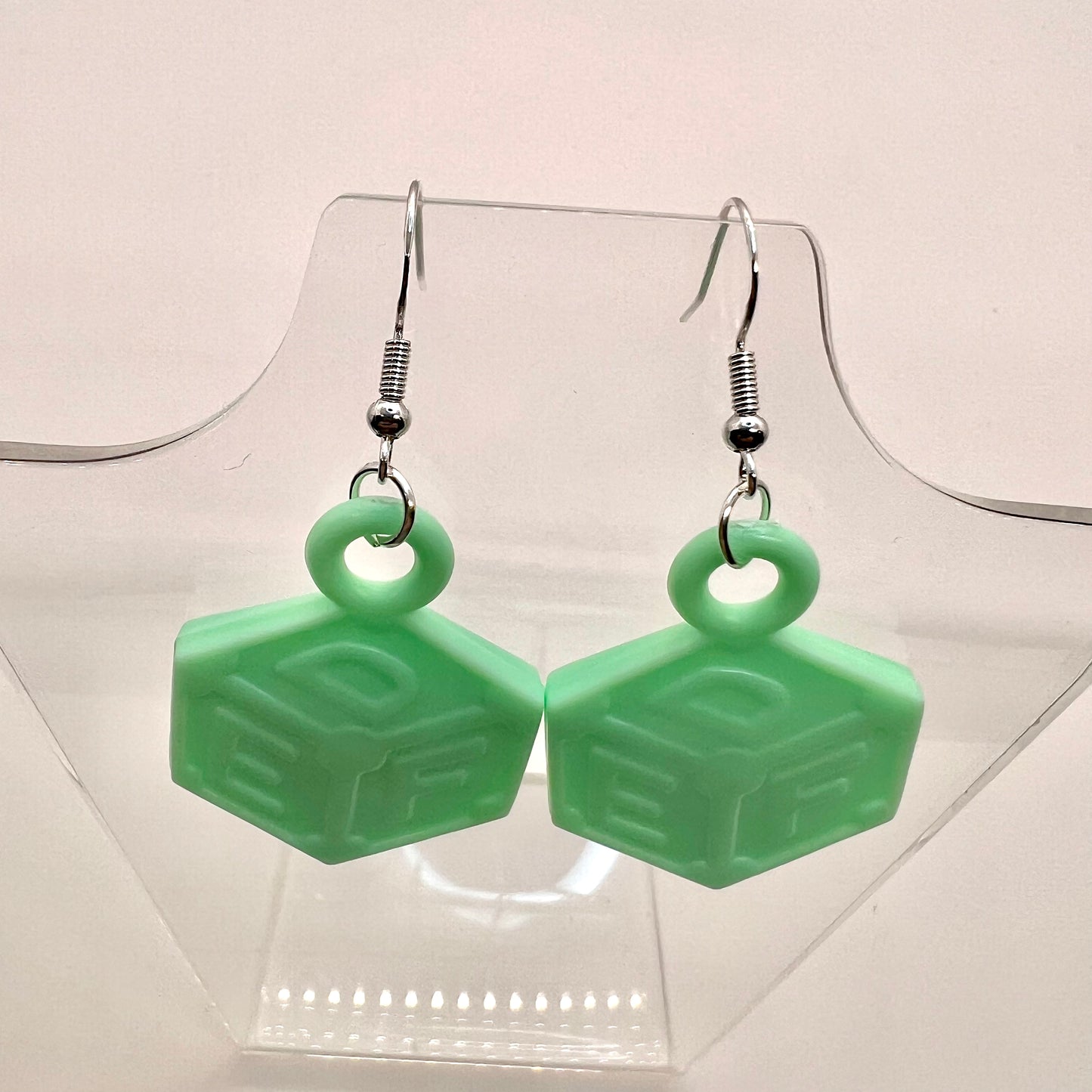 Baby Alphabet Block Earrings