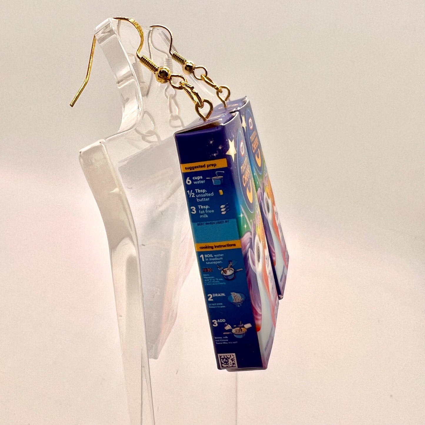 Unicorn Mac & Cheese Earrings