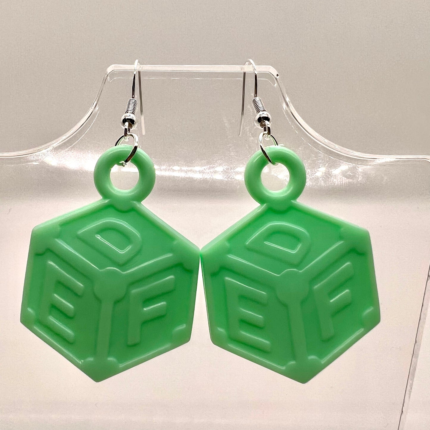 Baby Alphabet Block Earrings