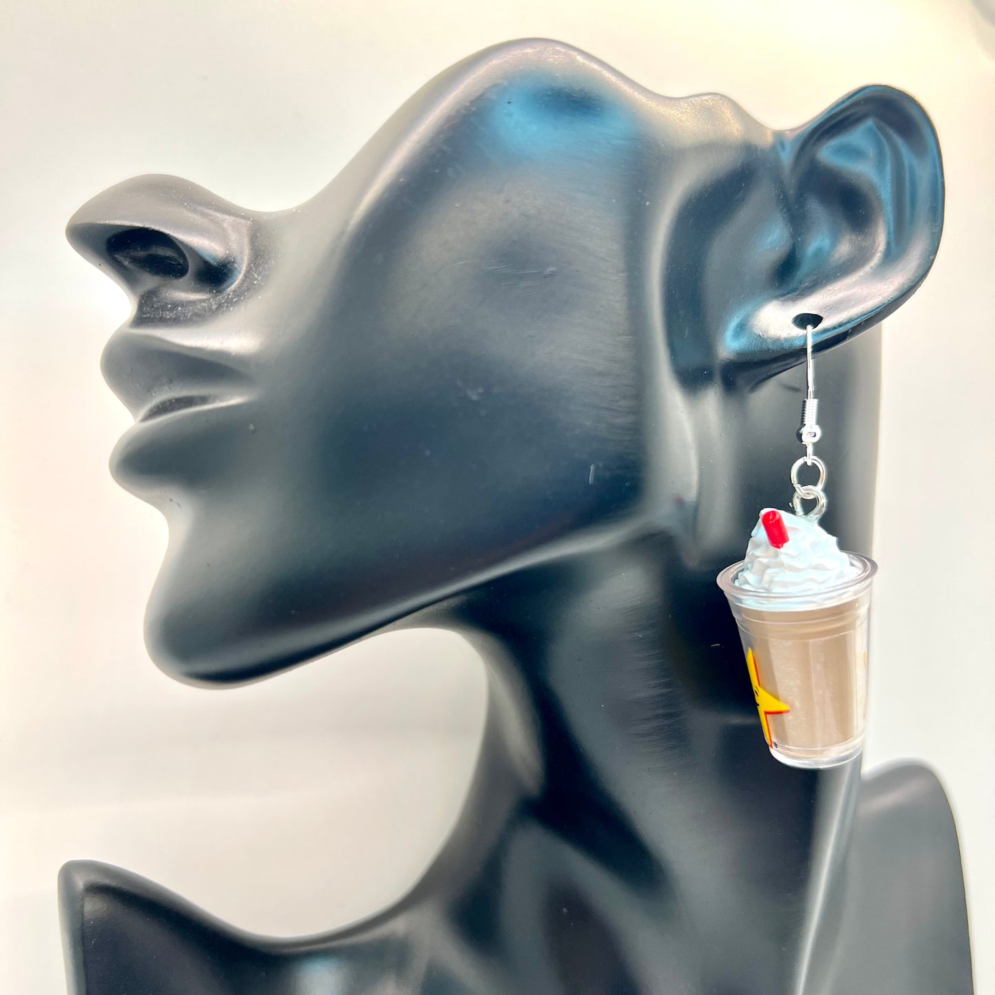 Hardees Milkshake Cup Earrings