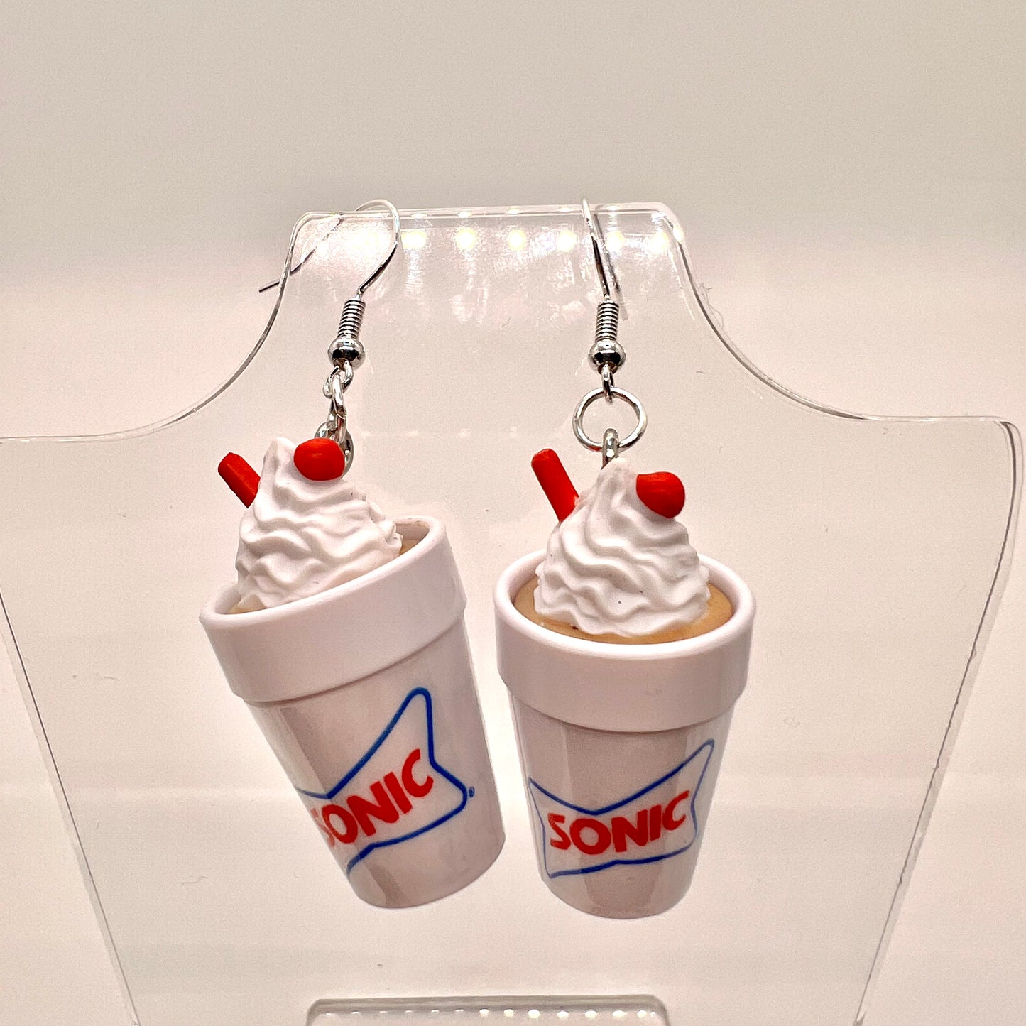 Sonic Milkshake Cup Earrings