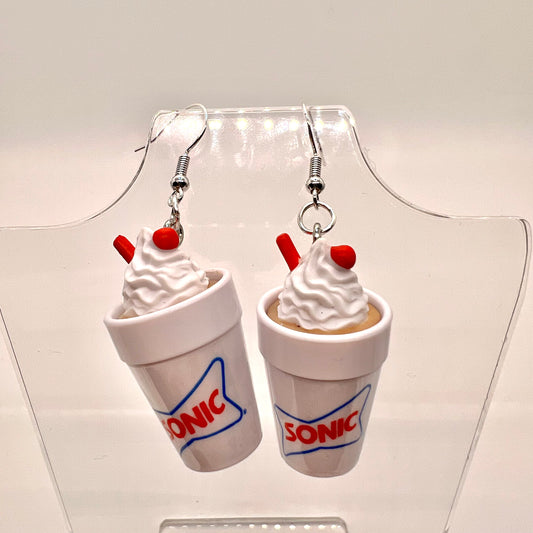 Sonic Milkshake Cup Earrings