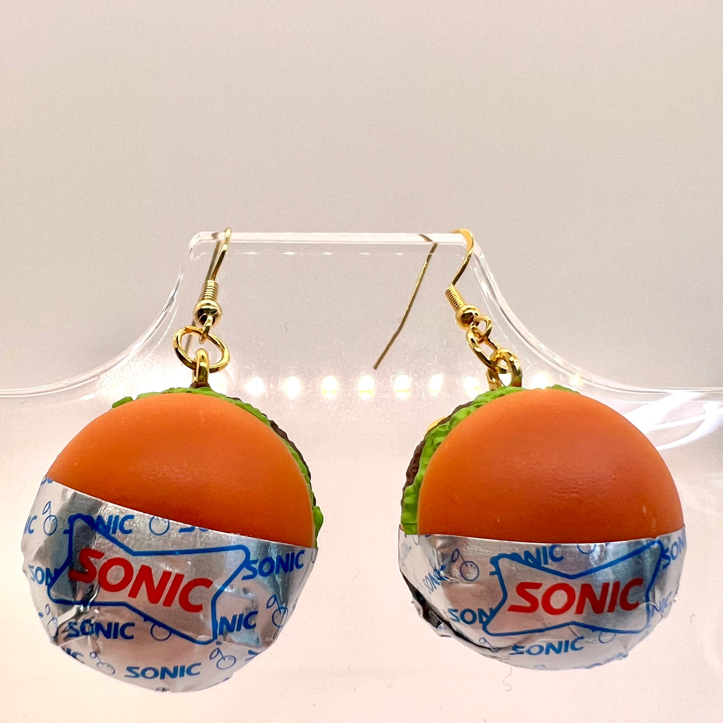 Sonic Burger Earrings