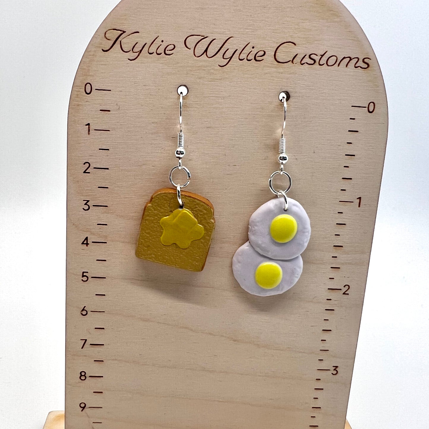 Eggs & Toast Earrings