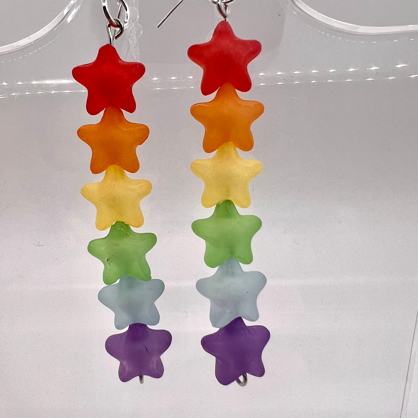 Rainbow Star Earrings