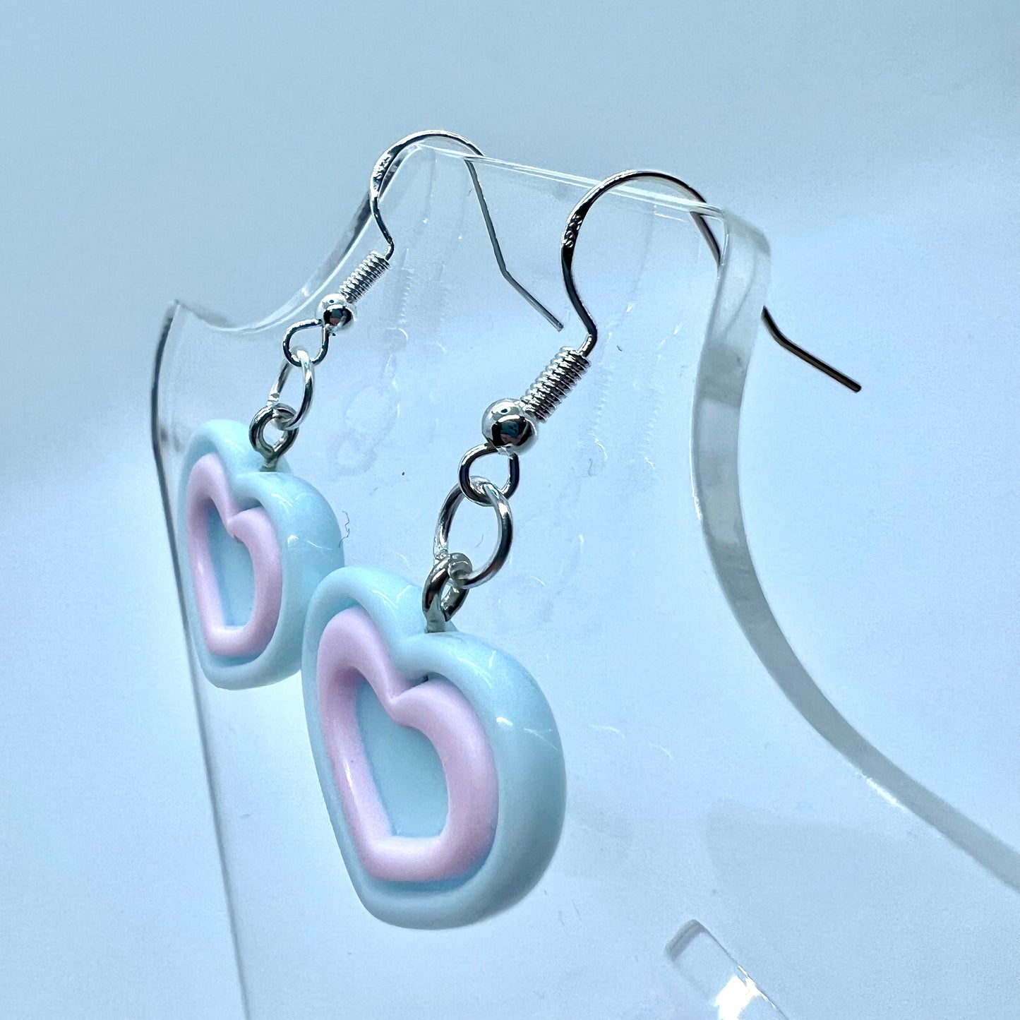 Pastel Heart Earrings