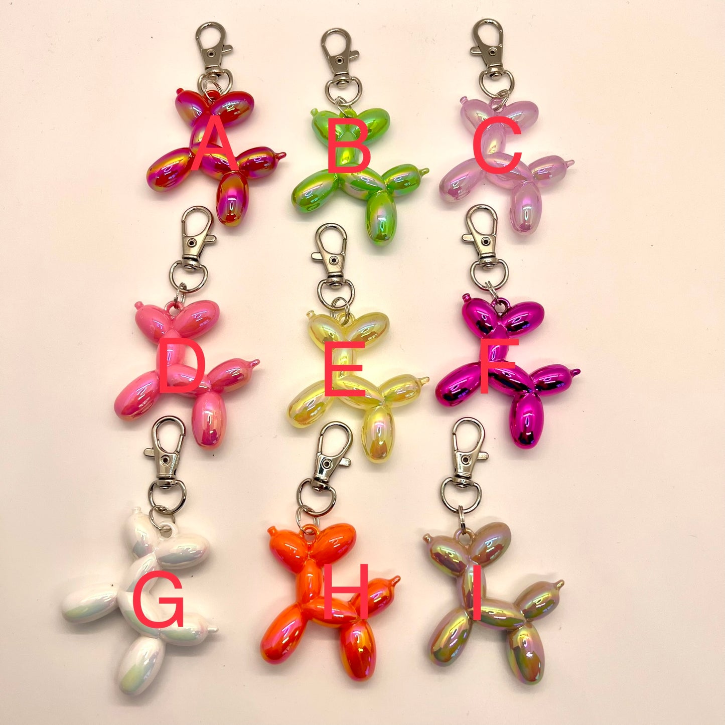 Balloon Animal Keychain