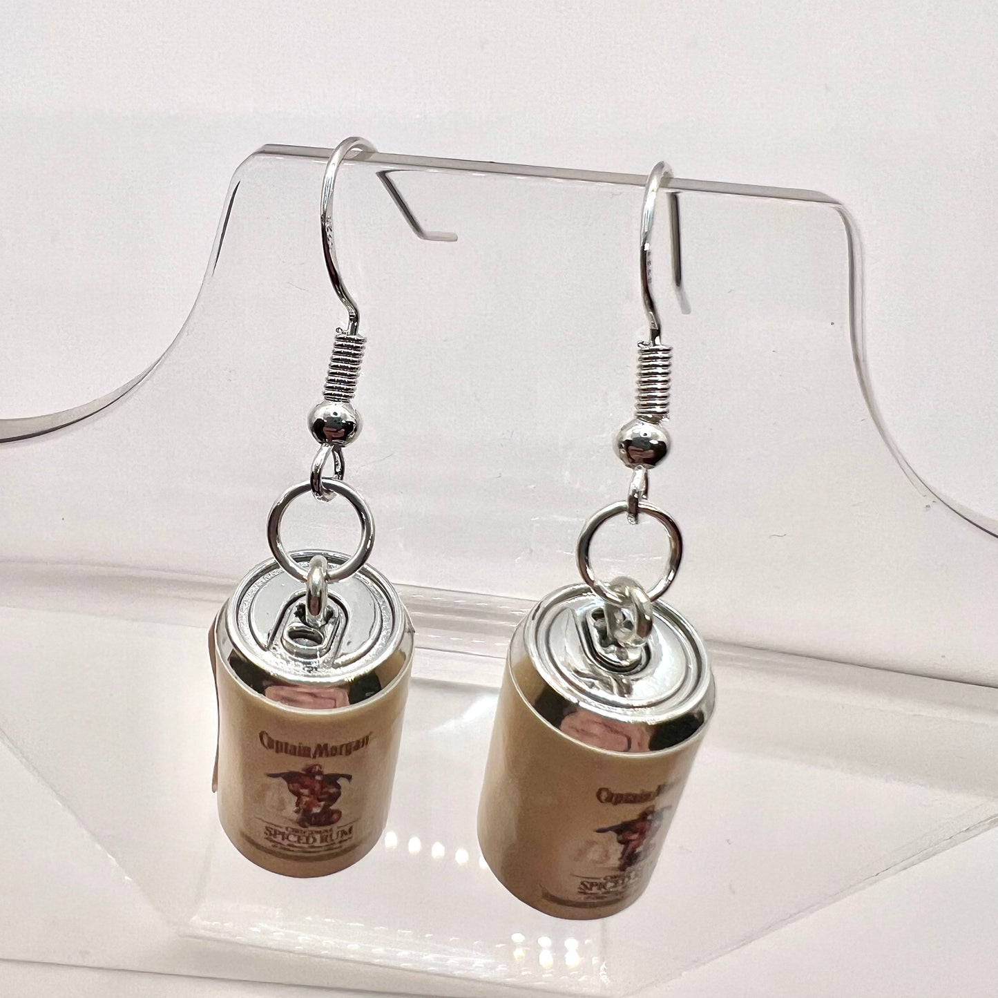 Captain Spiced Rum Can Earrings