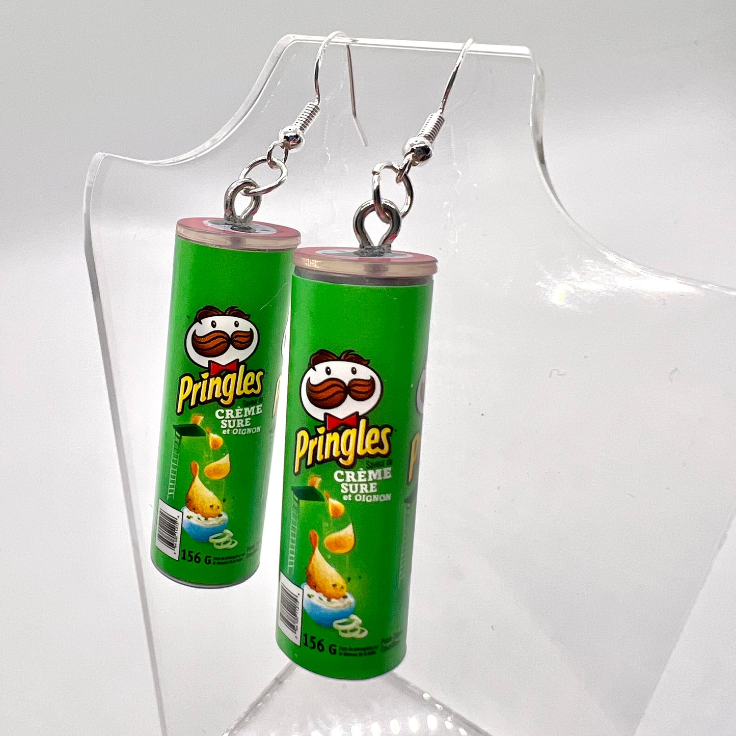 Pringles Can Earrings