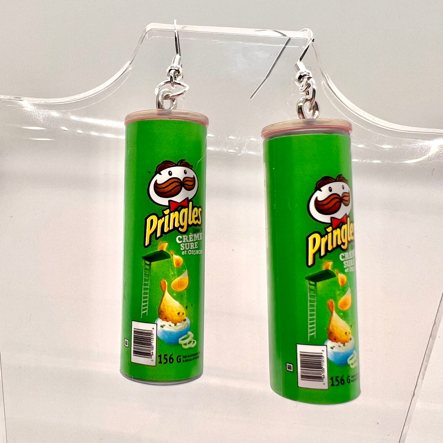Pringles Can Earrings