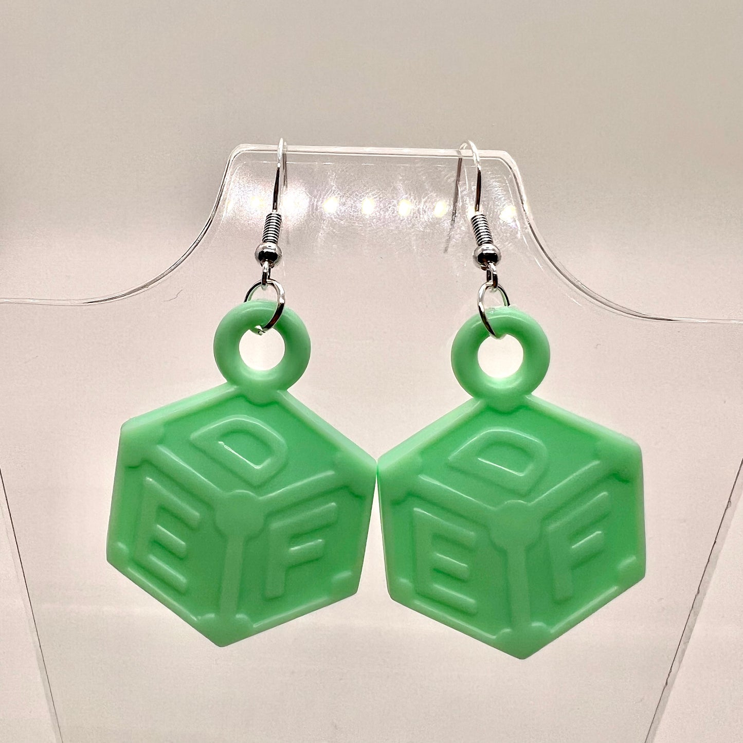 Baby Alphabet Block Earrings