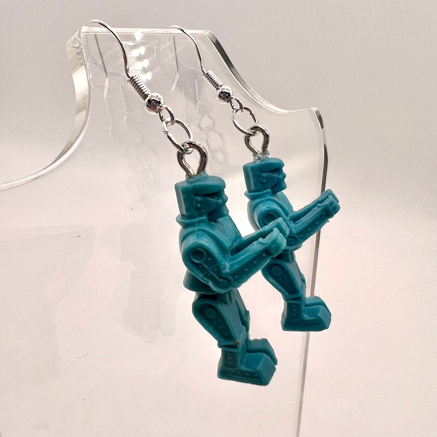 Rock Em, Sock Em Robot Earrings