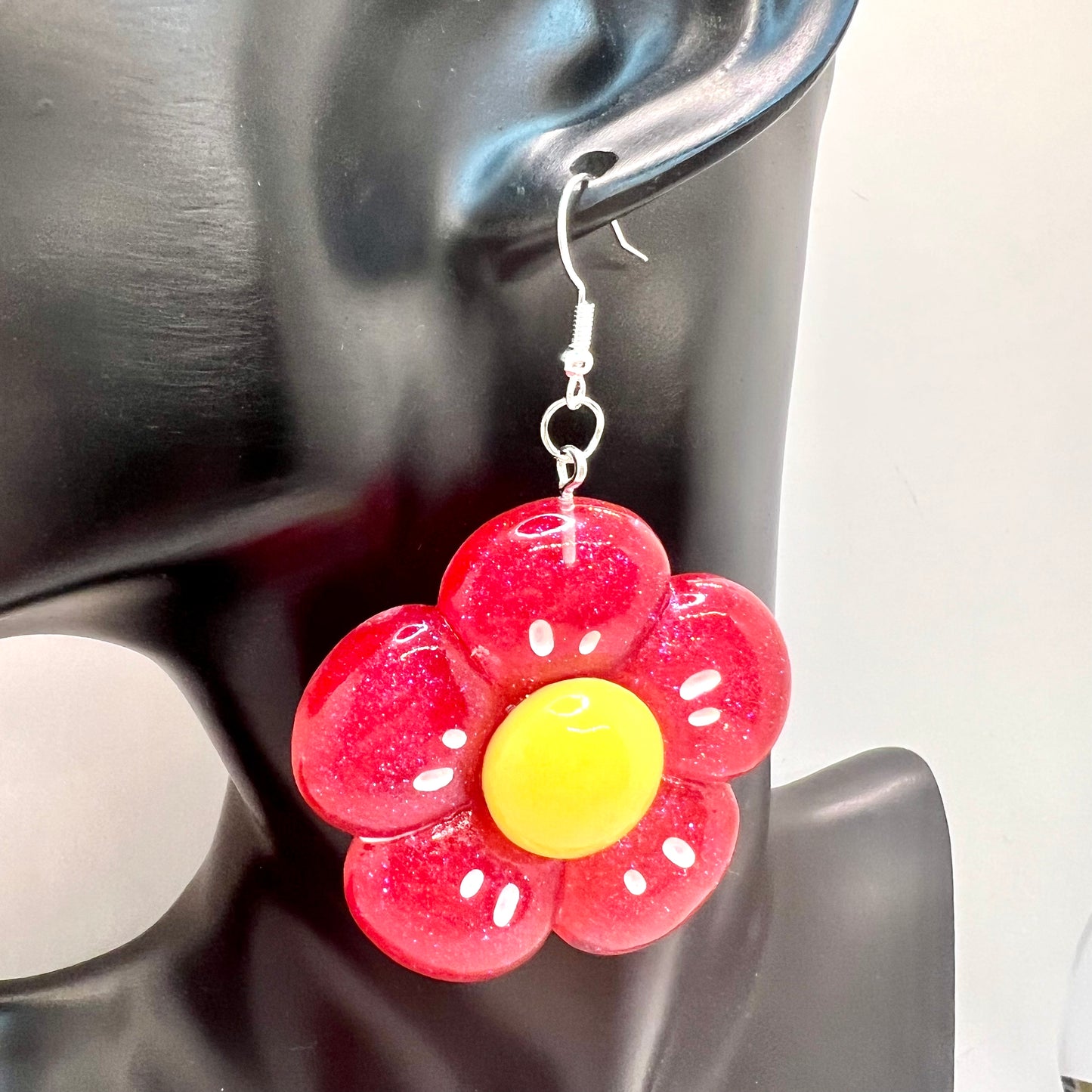 Oversize Flower Earrings