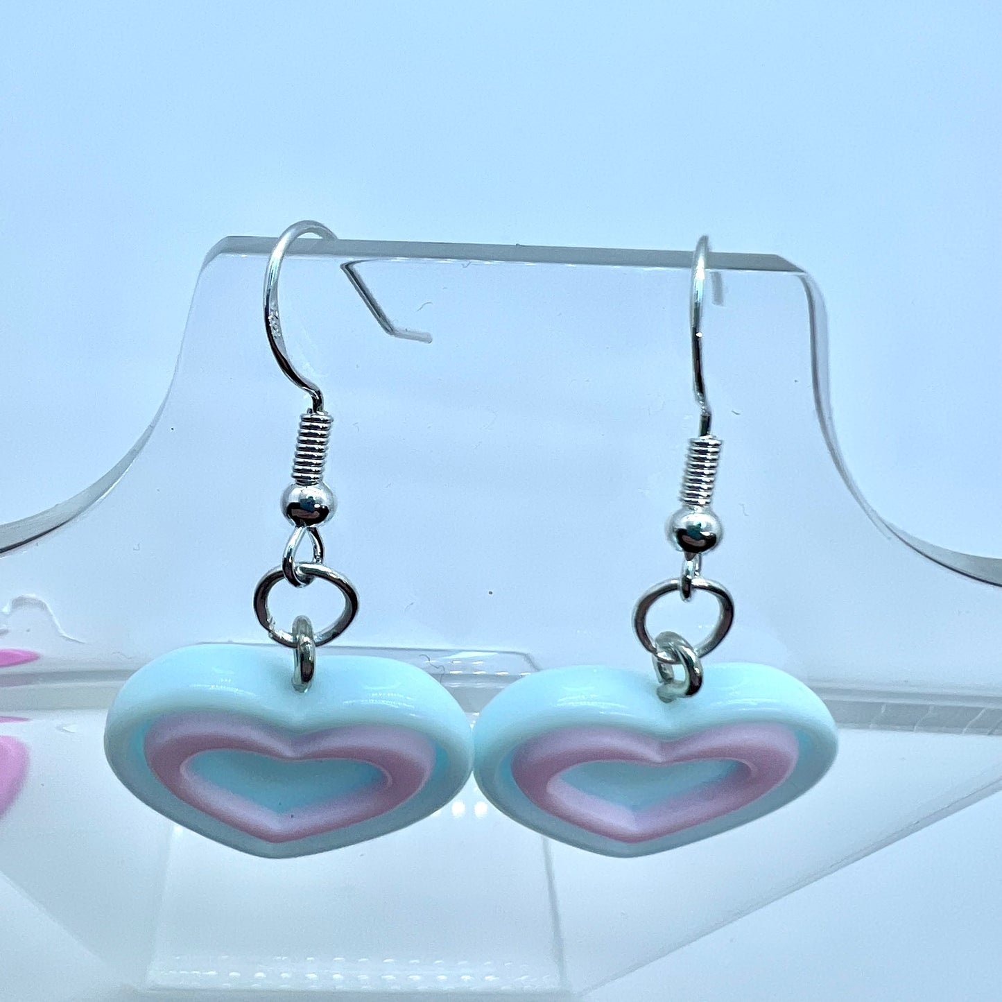 Pastel Heart Earrings