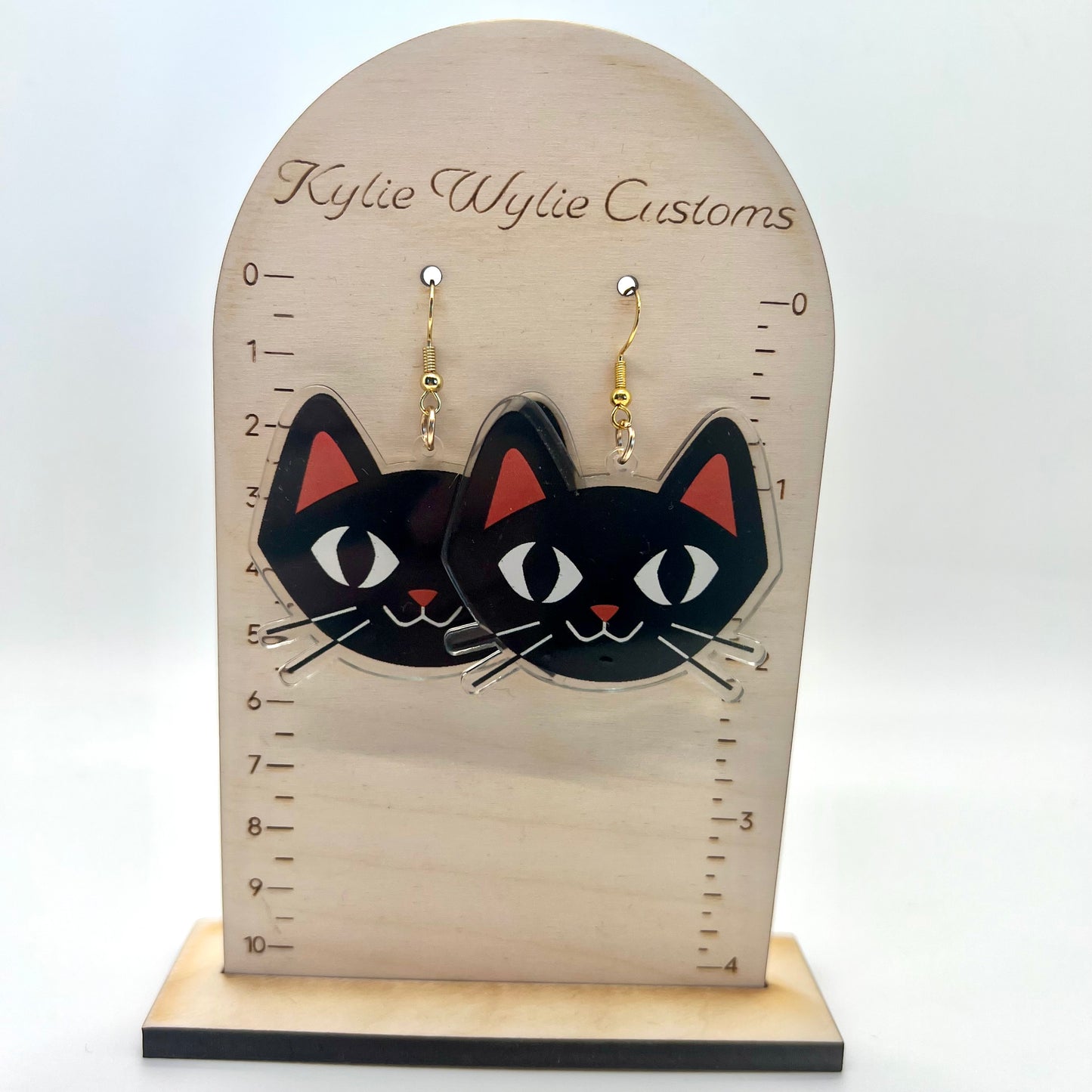 Black Cat Earrings