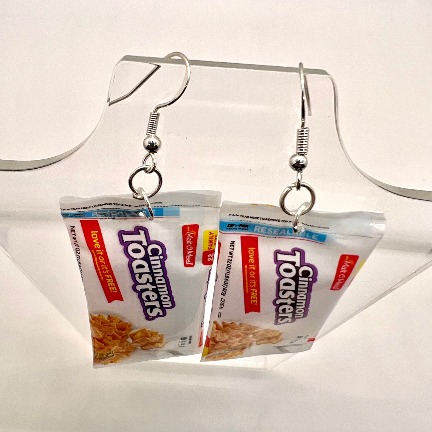 Cinnamon Toaster Cereal Earrings