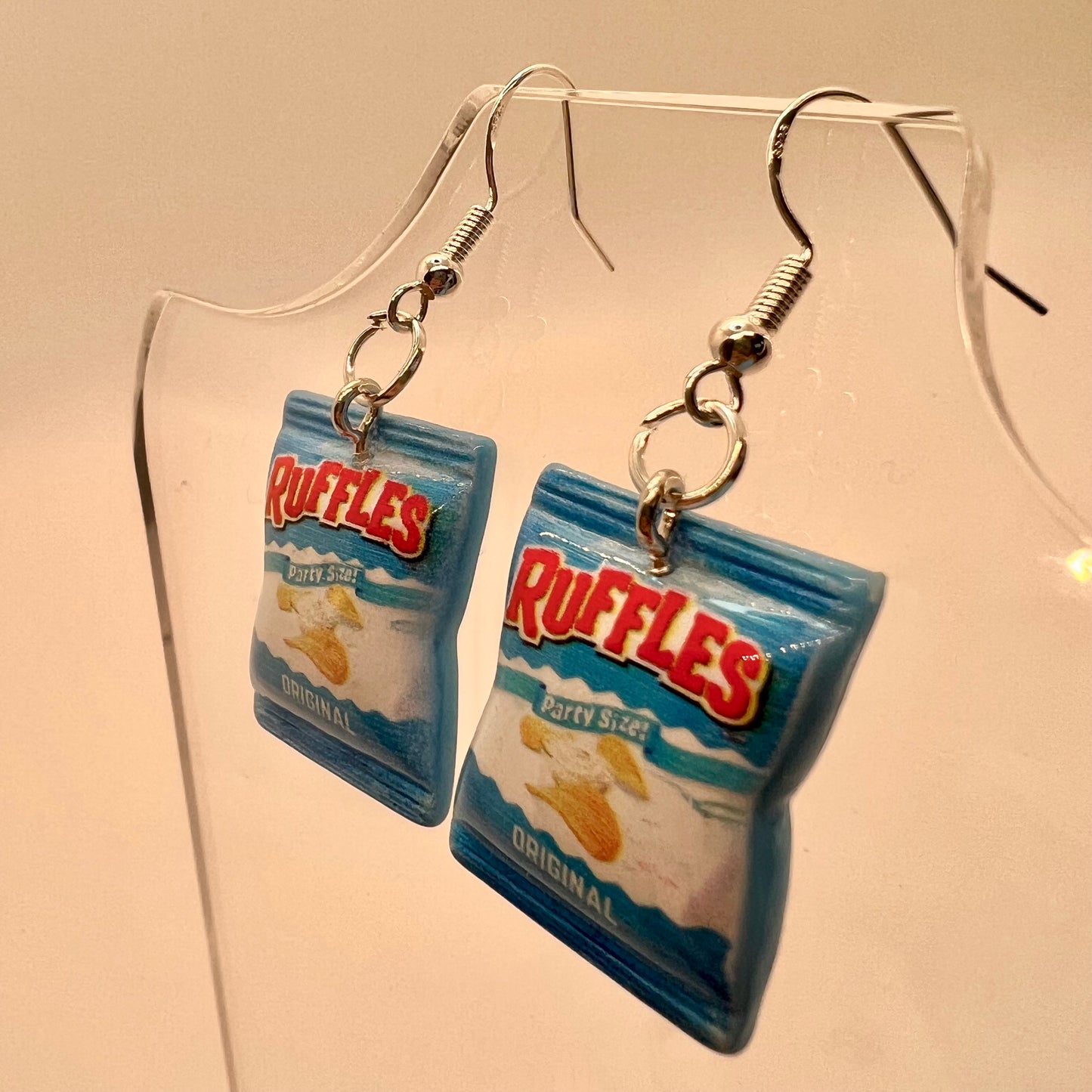 Ruffles Chip Bag Earrings