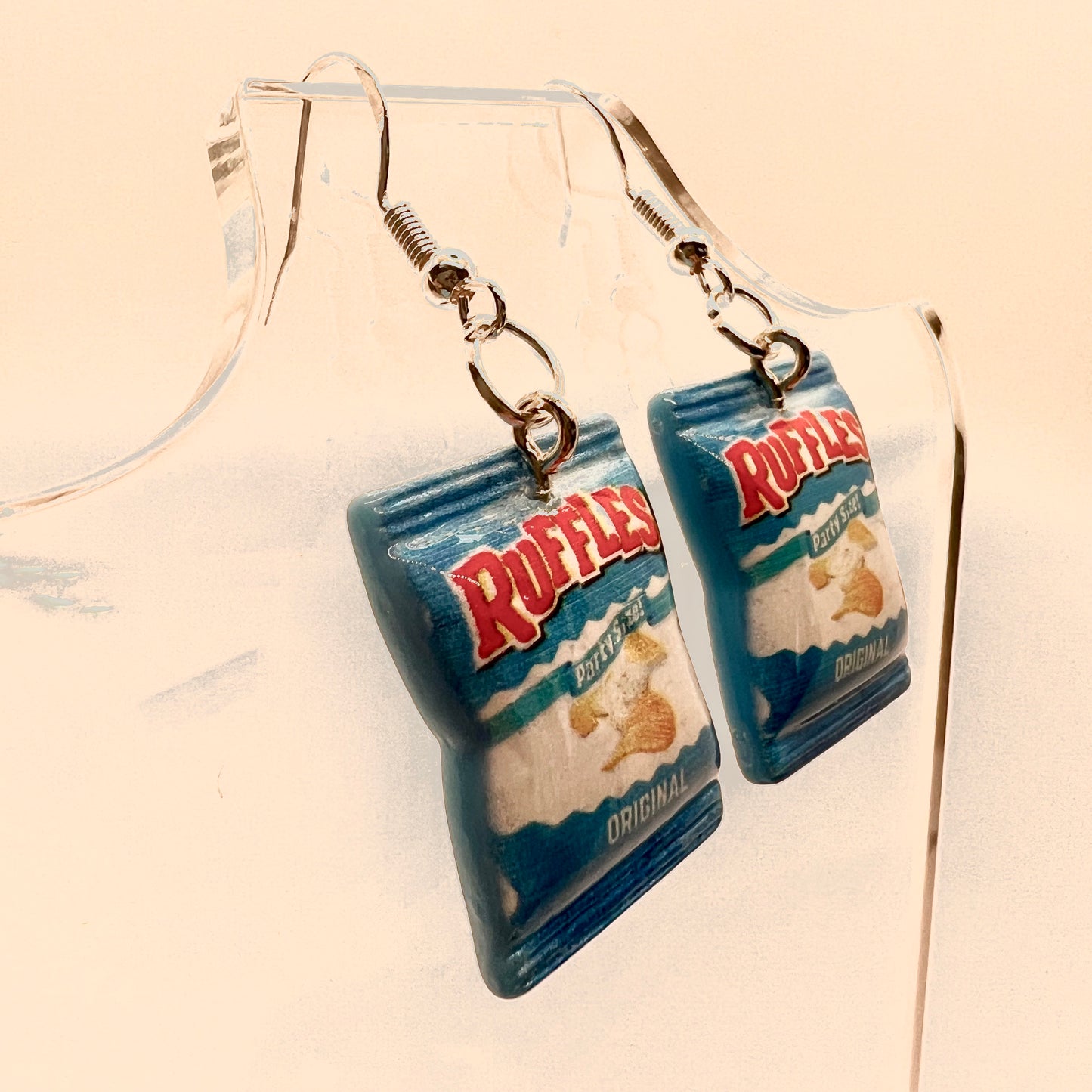 Ruffles Chip Bag Earrings