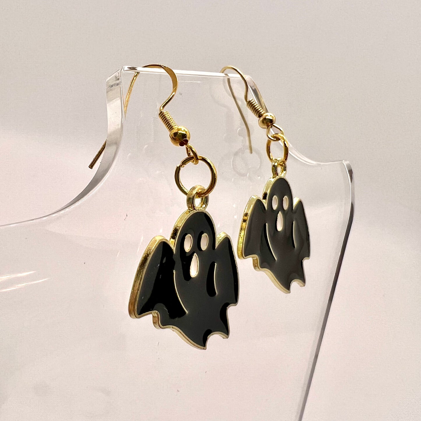 Black Bat Earrings