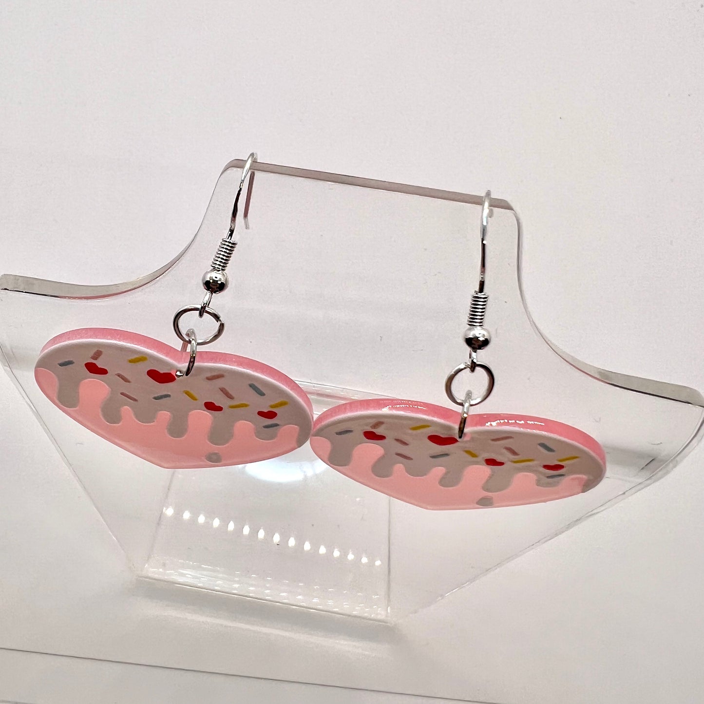 Enid Cupcake Heart Earrings