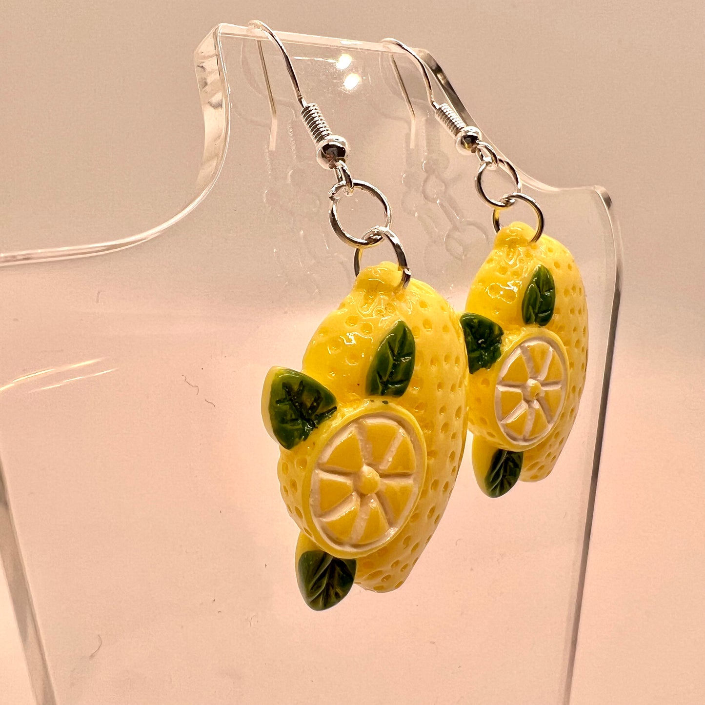 Large Lemon Earrings