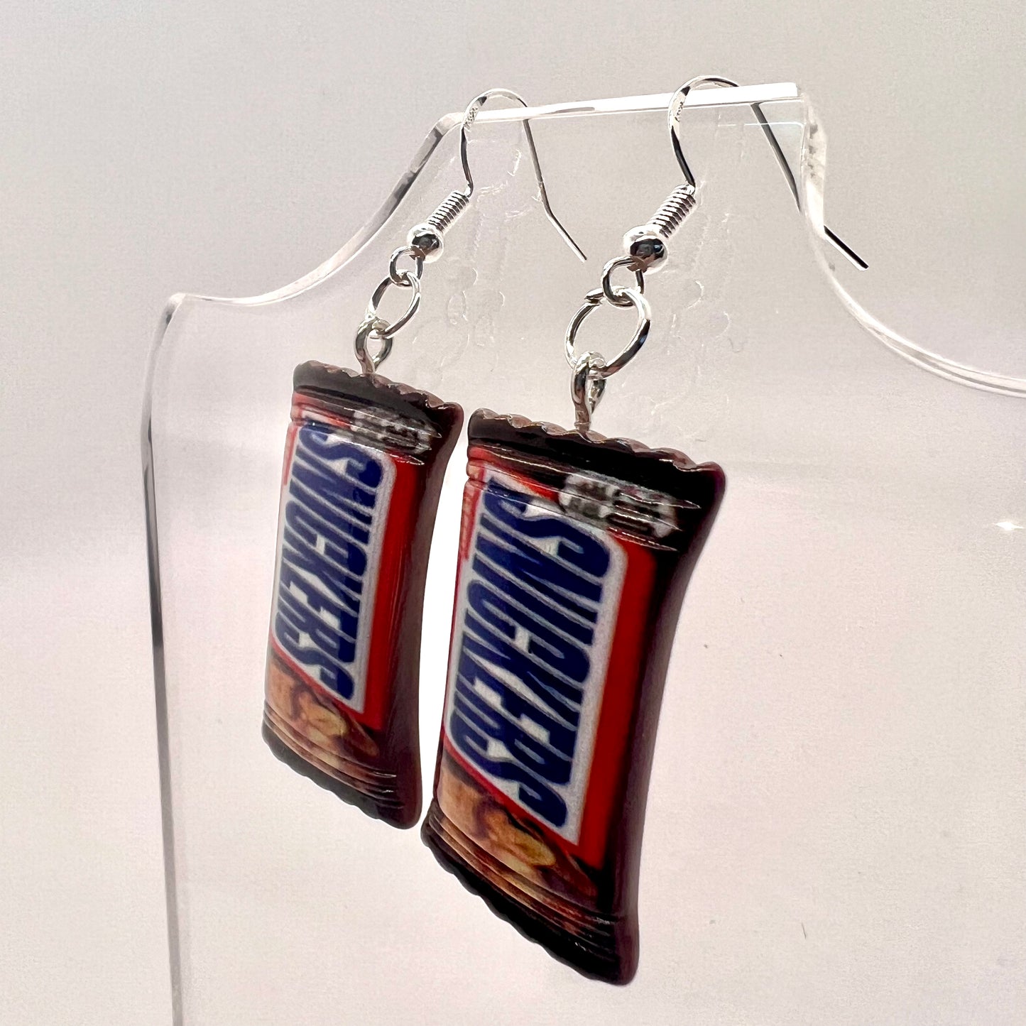Snickers Candy Bar Earrings