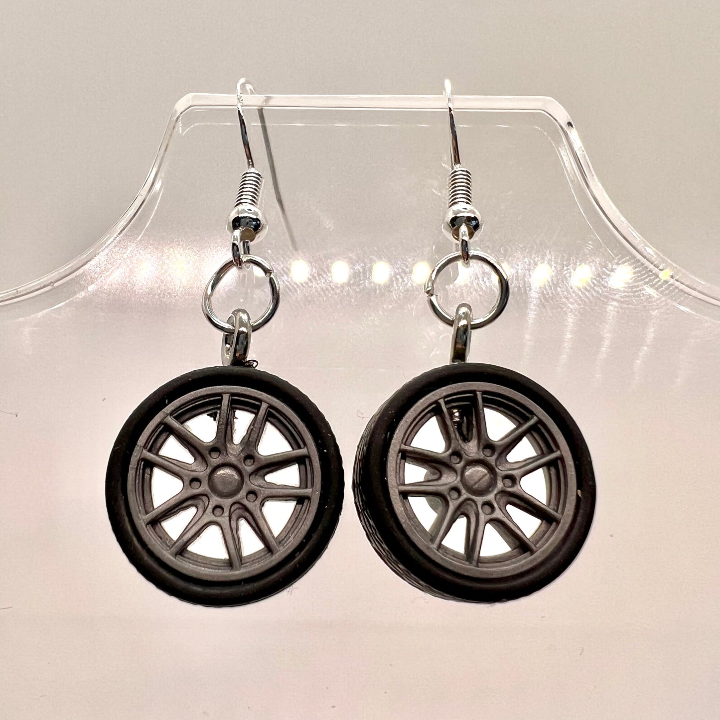 Car Wheel Earrings