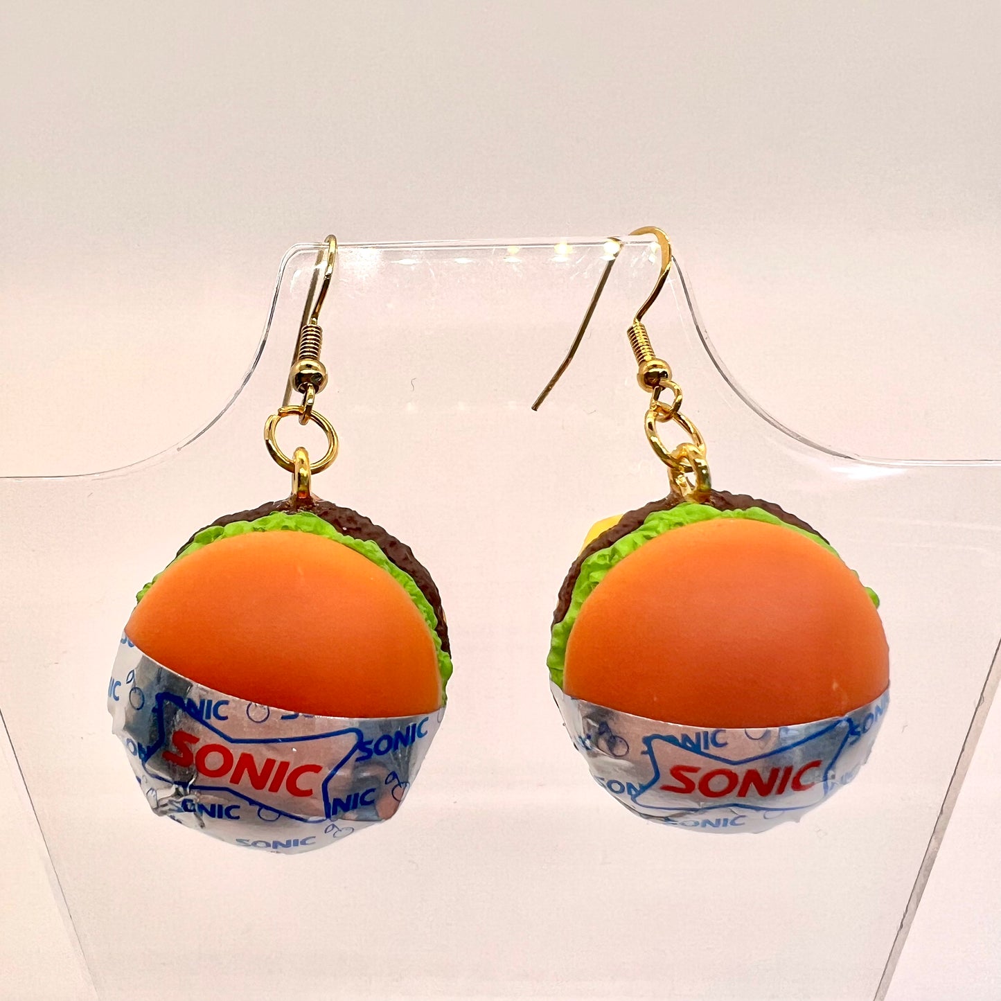 Sonic Burger Earrings