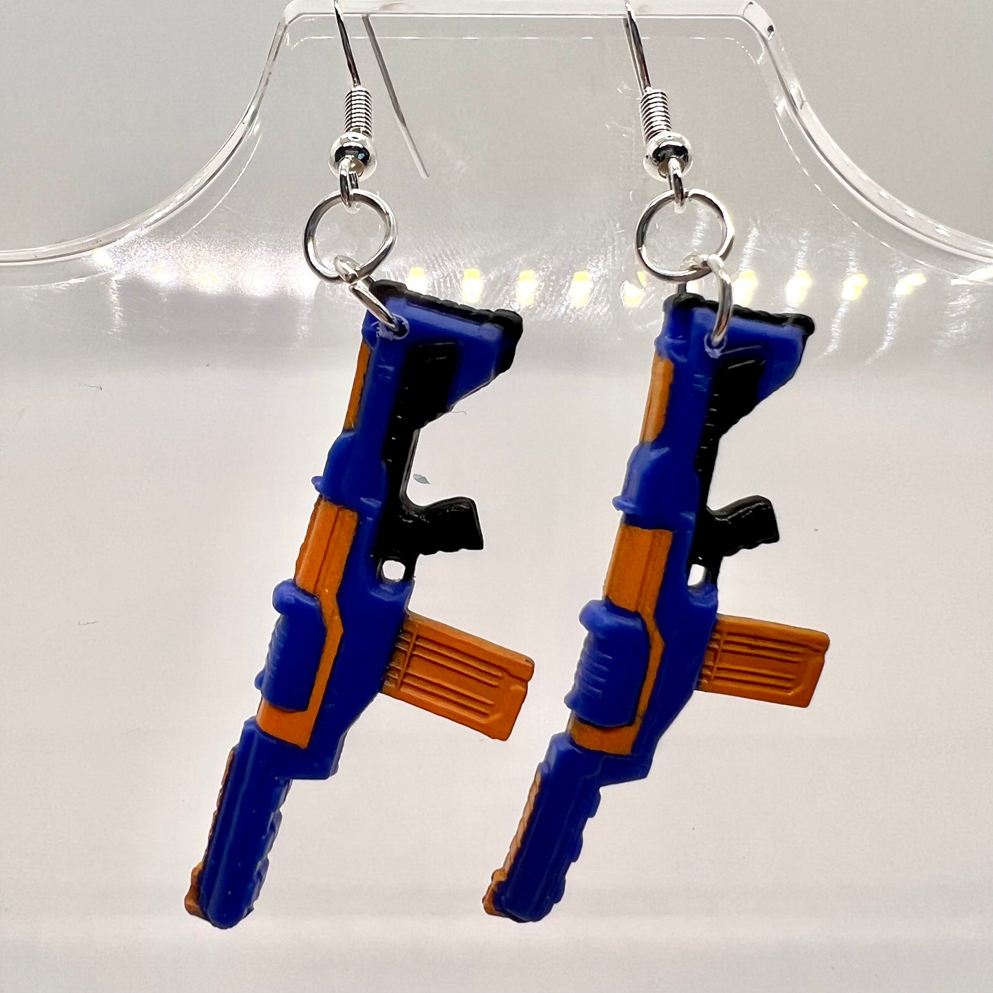 Nerf Gun Blaster Earrings