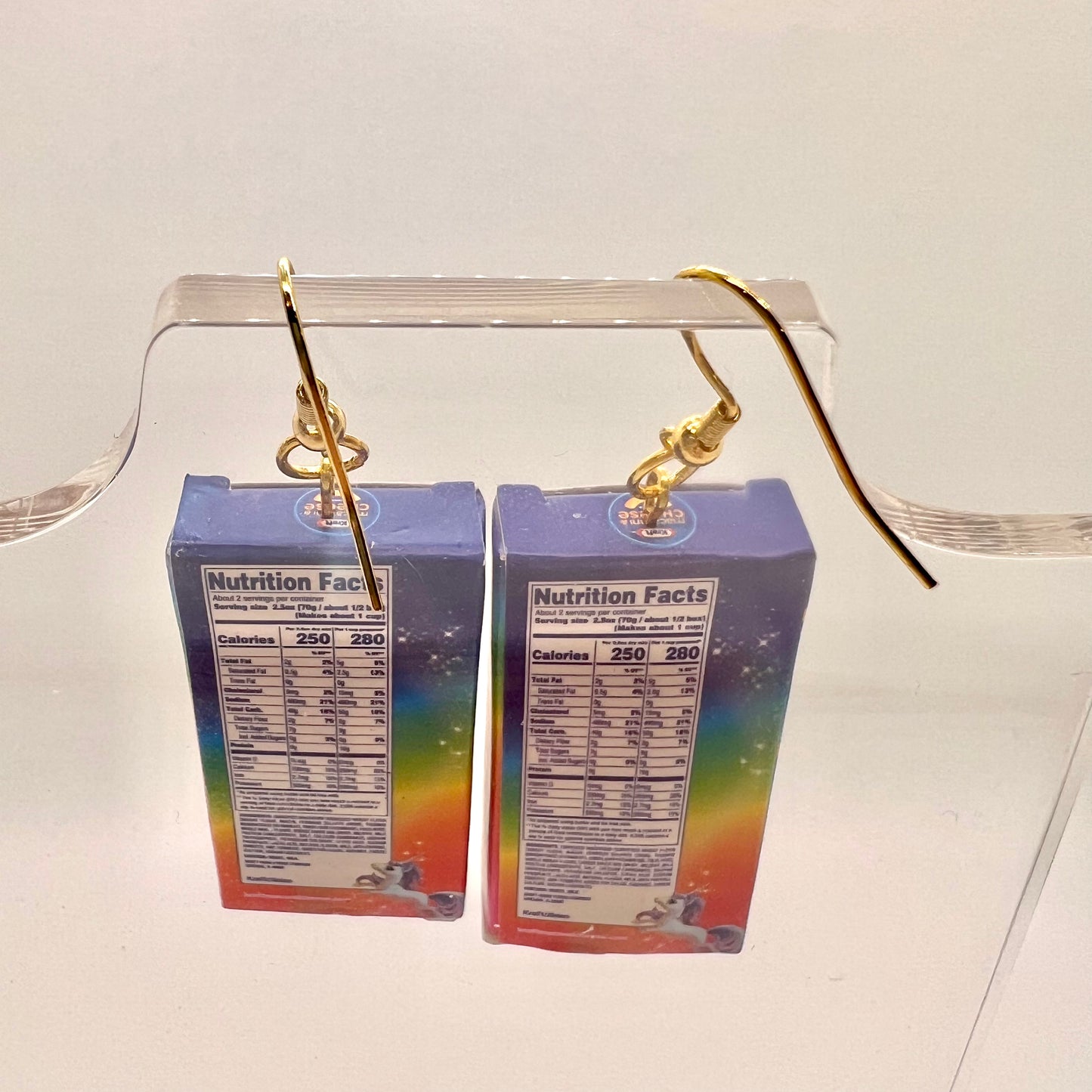 Unicorn Mac & Cheese Earrings